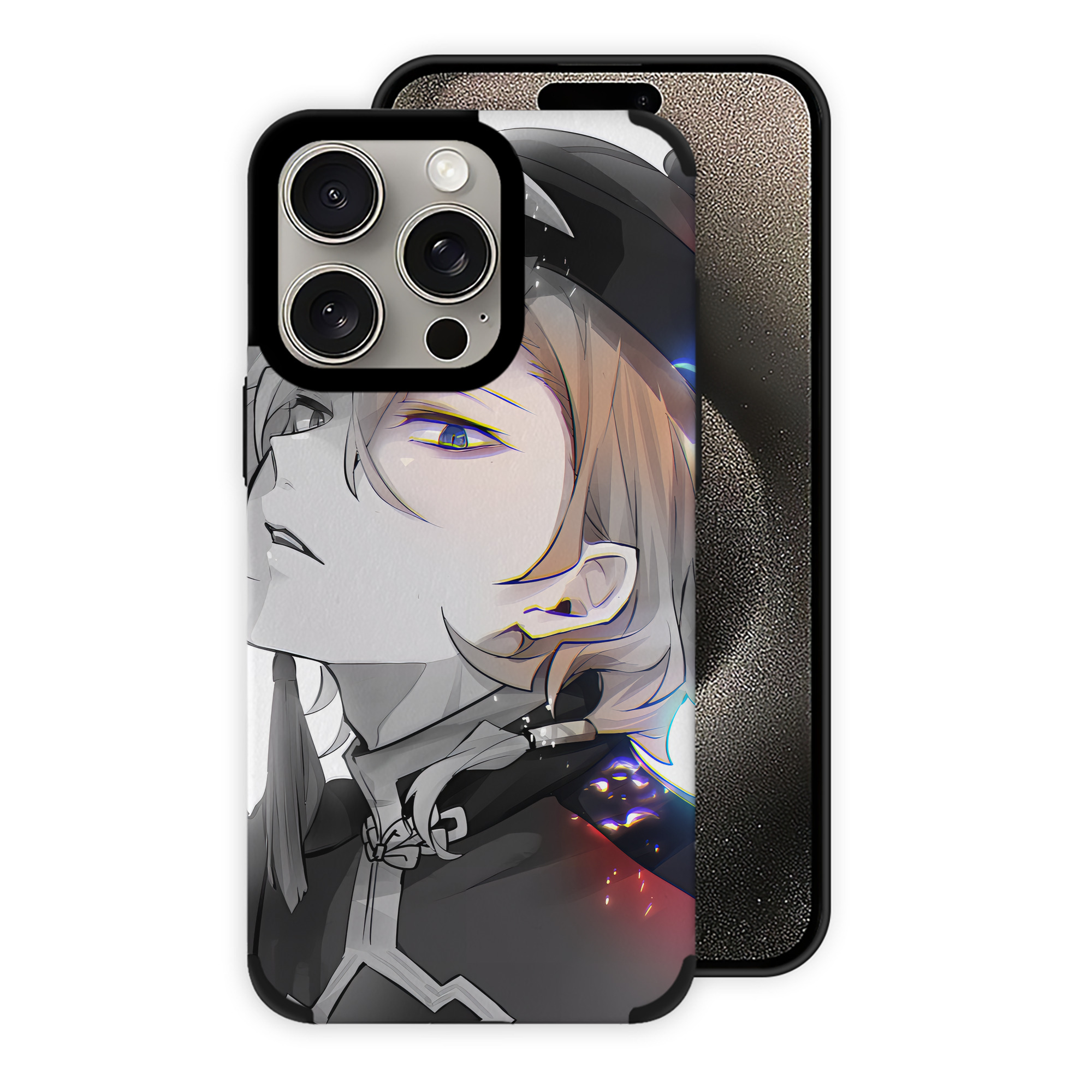 （画像用） 文豪ストレイドッグス Bungo Stray Dogs 【iPhone15ProMax対応】 PUレザー スマホケース 耐衝撃＆黄変防止