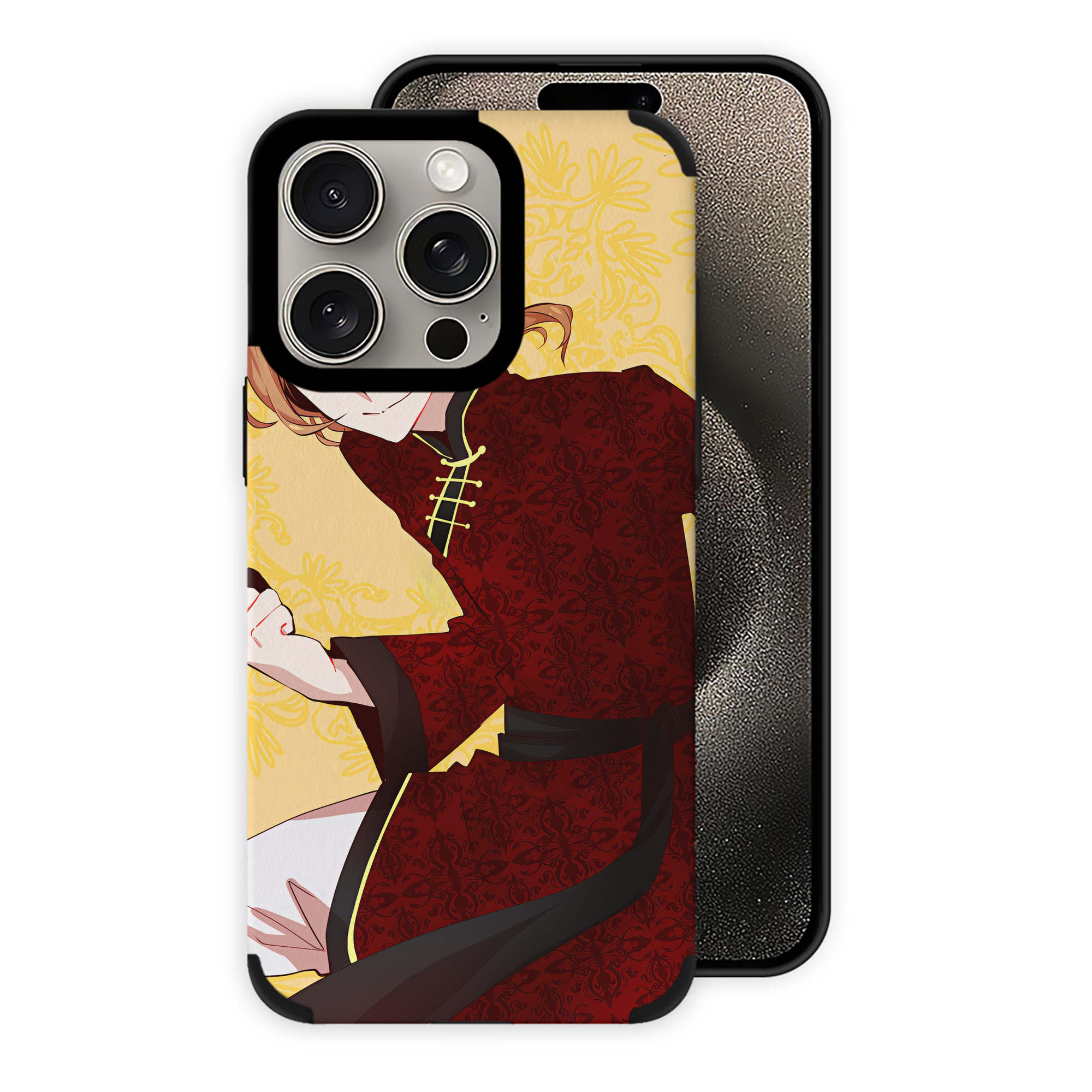 （画像用） 文豪ストレイドッグス Bungo Stray Dogs 【iPhone15ProMax対応】 PUレザー スマホケース 耐衝撃＆黄変防止