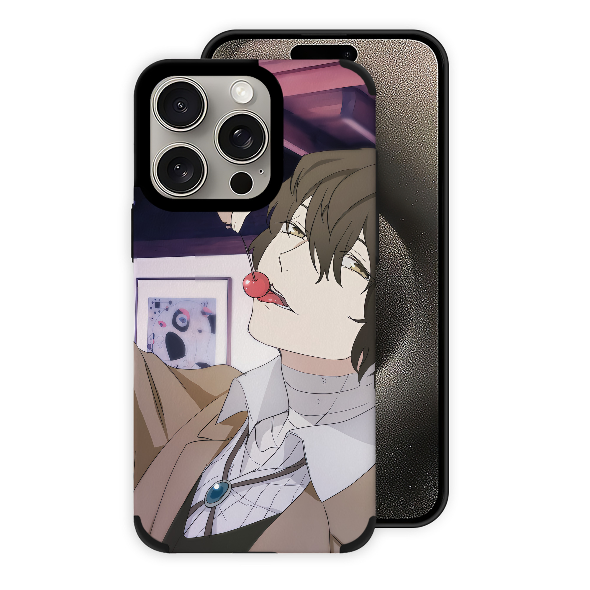 （画像用） 文豪ストレイドッグス Bungo Stray Dogs 【iPhone15ProMax対応】 PUレザー スマホケース 耐衝撃＆黄変防止
