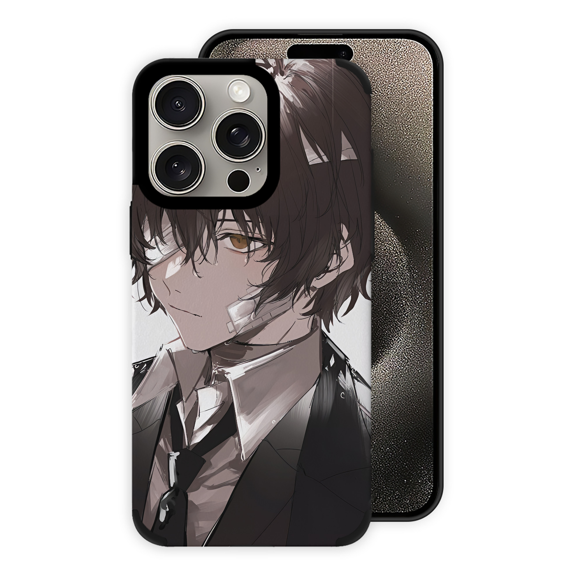 （画像用） 文豪ストレイドッグス Bungo Stray Dogs 【iPhone15ProMax対応】 PUレザー スマホケース 耐衝撃＆黄変防止