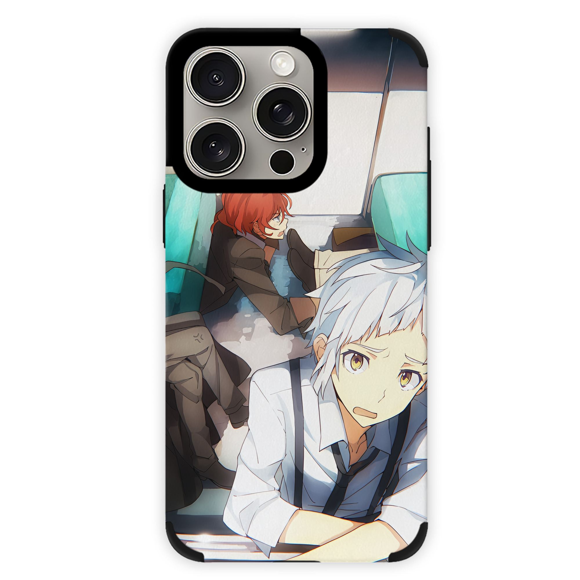 （画像用） 文豪ストレイドッグス Bungo Stray Dogs 【iPhone15ProMax対応】 PUレザー スマホケース 耐衝撃＆黄変防止