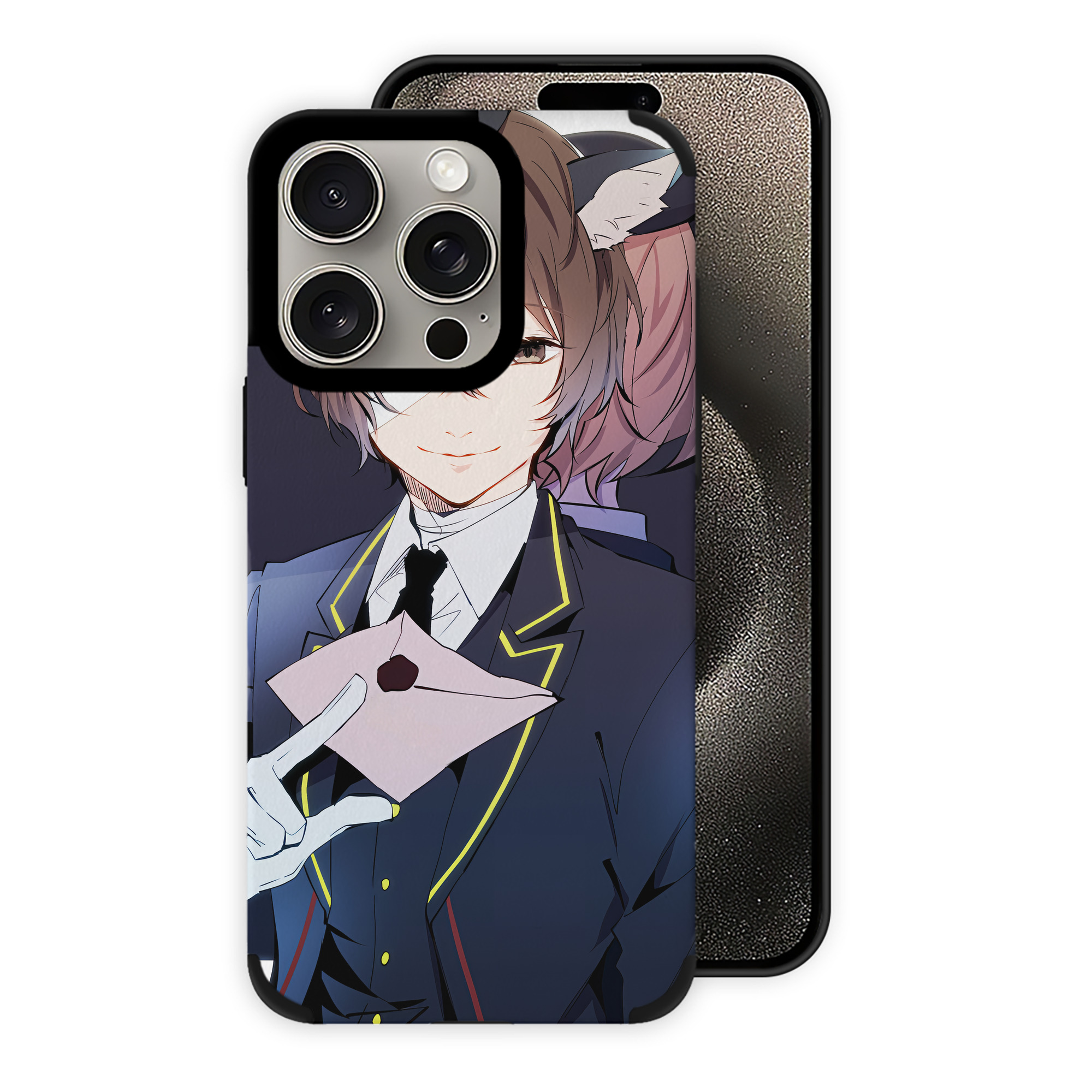 （画像用） 文豪ストレイドッグス Bungo Stray Dogs 【iPhone15ProMax対応】 PUレザー スマホケース 耐衝撃＆黄変防止