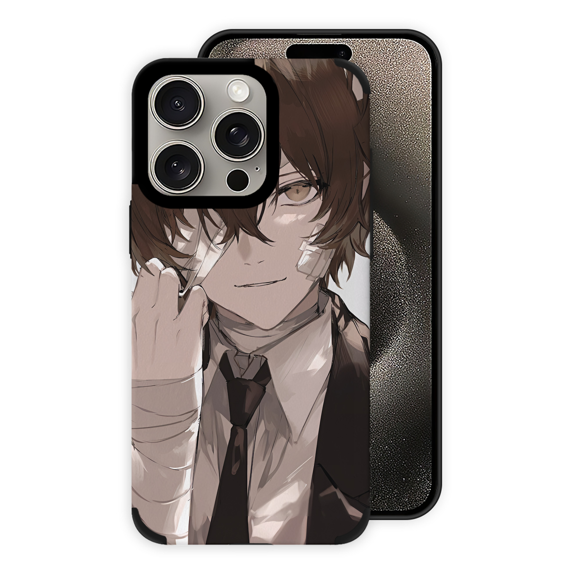 （画像用） 文豪ストレイドッグス Bungo Stray Dogs 【iPhone15ProMax対応】 PUレザー スマホケース 耐衝撃＆黄変防止