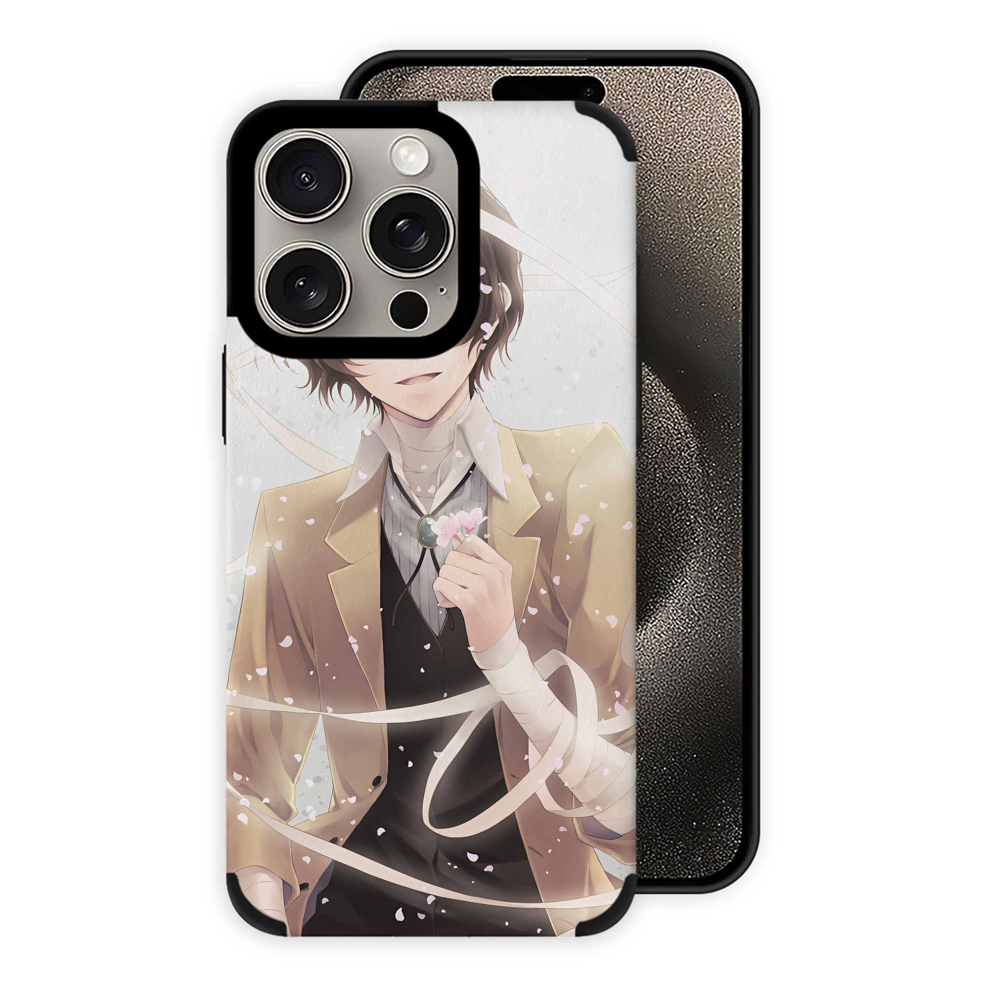 （画像用） 文豪ストレイドッグス Bungo Stray Dogs 【iPhone15ProMax対応】 PUレザー スマホケース 耐衝撃＆黄変防止
