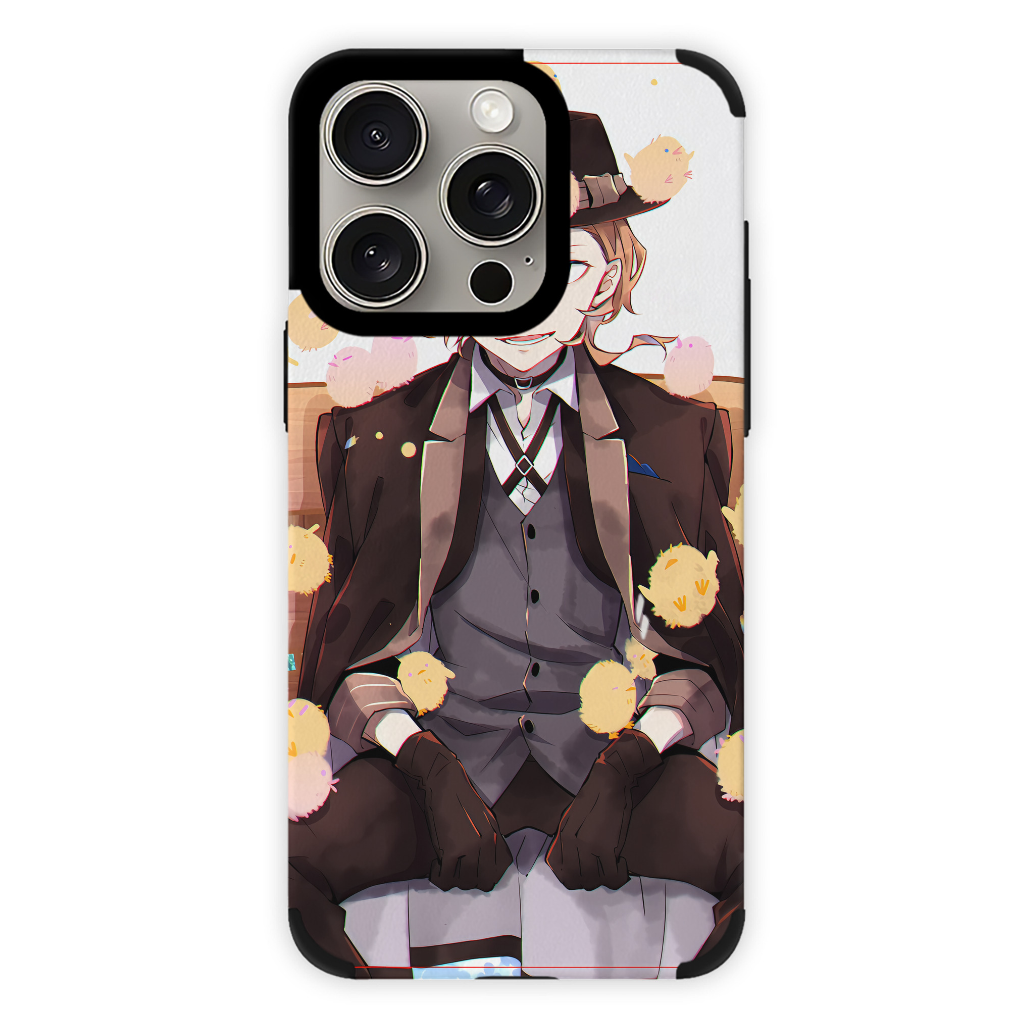 （画像用） 文豪ストレイドッグス Bungo Stray Dogs 【iPhone15ProMax対応】 PUレザー スマホケース 耐衝撃＆黄変防止