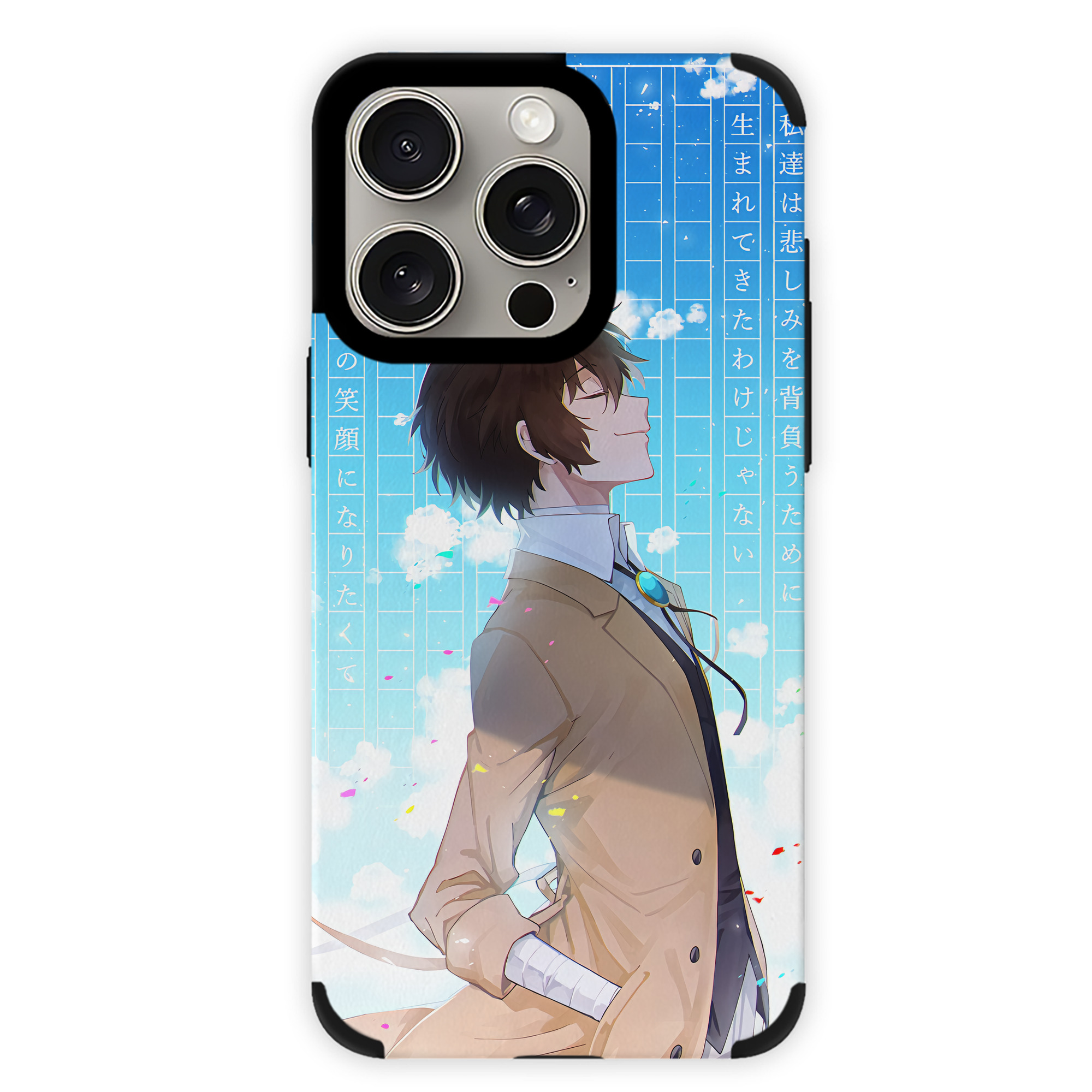 （画像用） 文豪ストレイドッグス Bungo Stray Dogs 【iPhone15ProMax対応】 PUレザー スマホケース 耐衝撃＆黄変防止