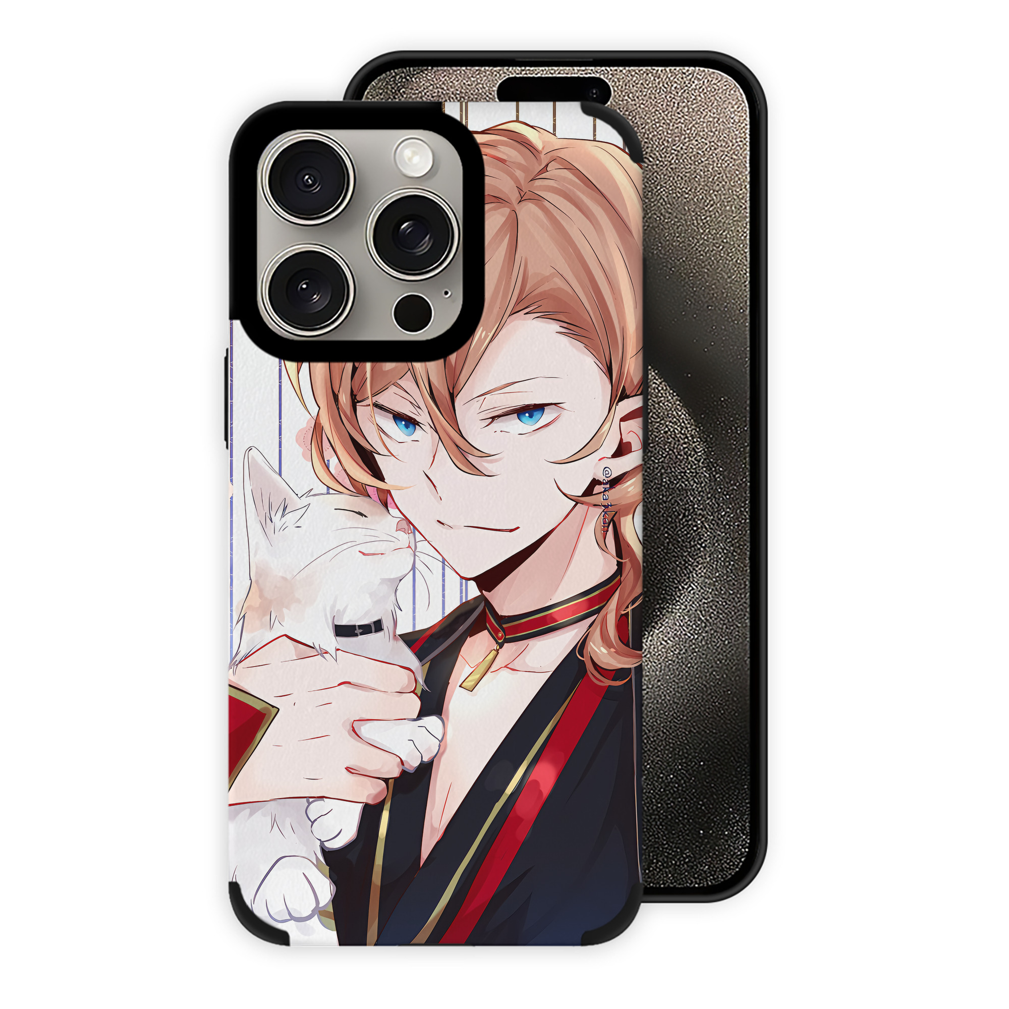 （画像用） 文豪ストレイドッグス Bungo Stray Dogs 【iPhone15ProMax対応】 PUレザー スマホケース 耐衝撃＆黄変防止