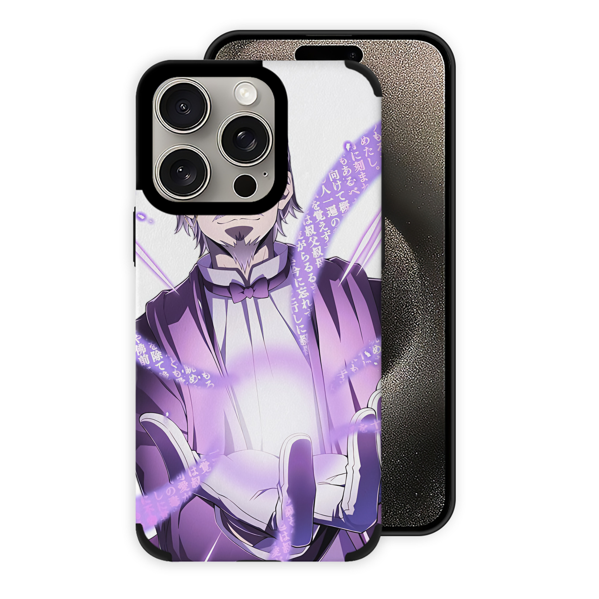 （画像用） 文豪ストレイドッグス Bungo Stray Dogs 【iPhone15ProMax対応】 PUレザー スマホケース 耐衝撃＆黄変防止