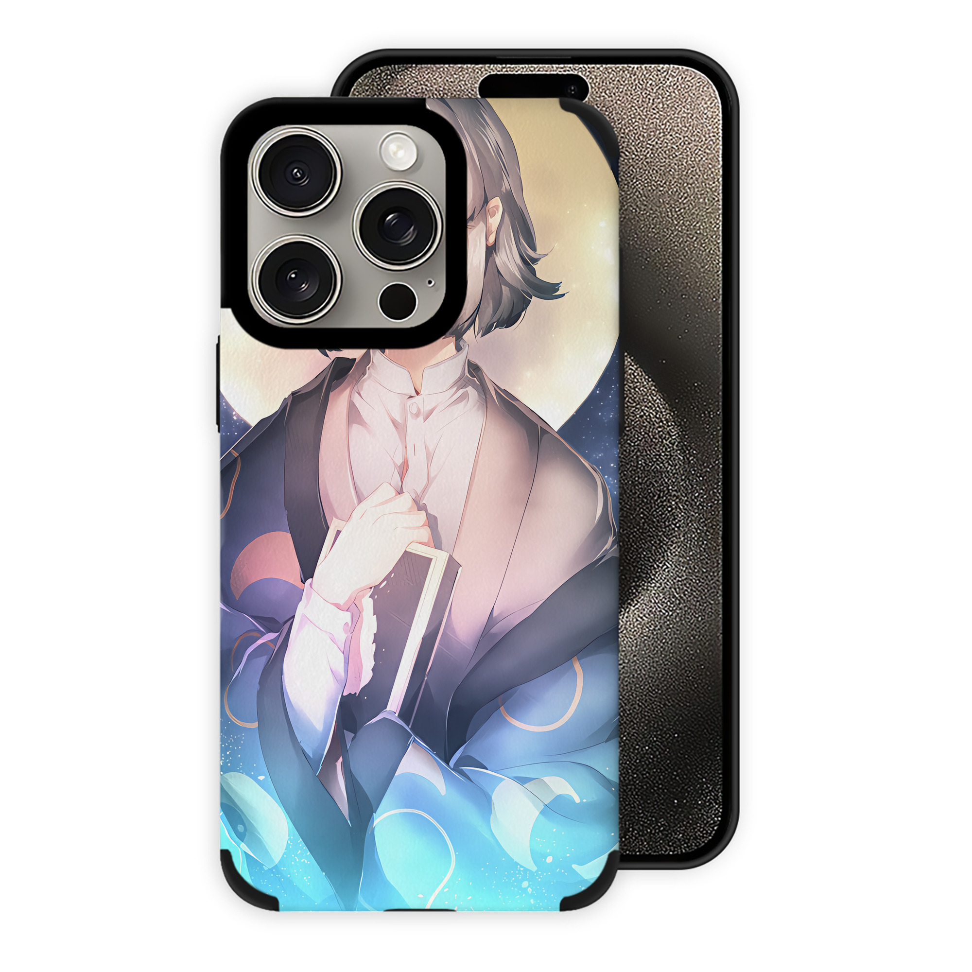 （画像用） 文豪ストレイドッグス Bungo Stray Dogs 【iPhone15ProMax対応】 PUレザー スマホケース 耐衝撃＆黄変防止
