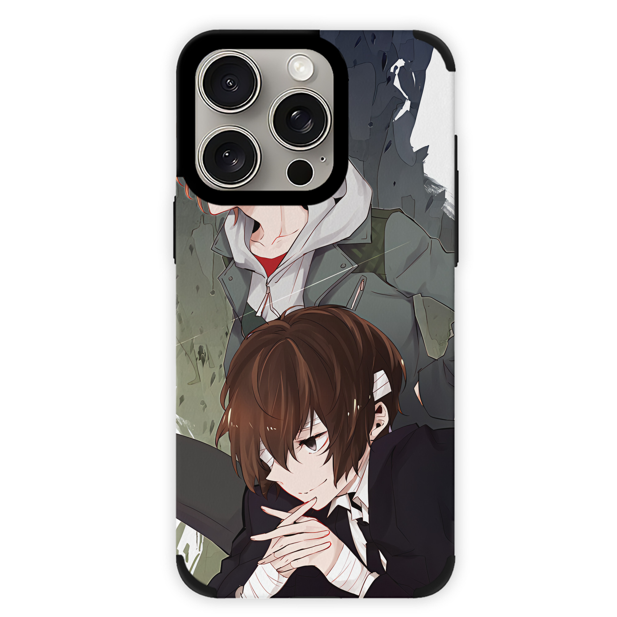 （画像用） 文豪ストレイドッグス Bungo Stray Dogs 【iPhone15ProMax対応】 PUレザー スマホケース 耐衝撃＆黄変防止