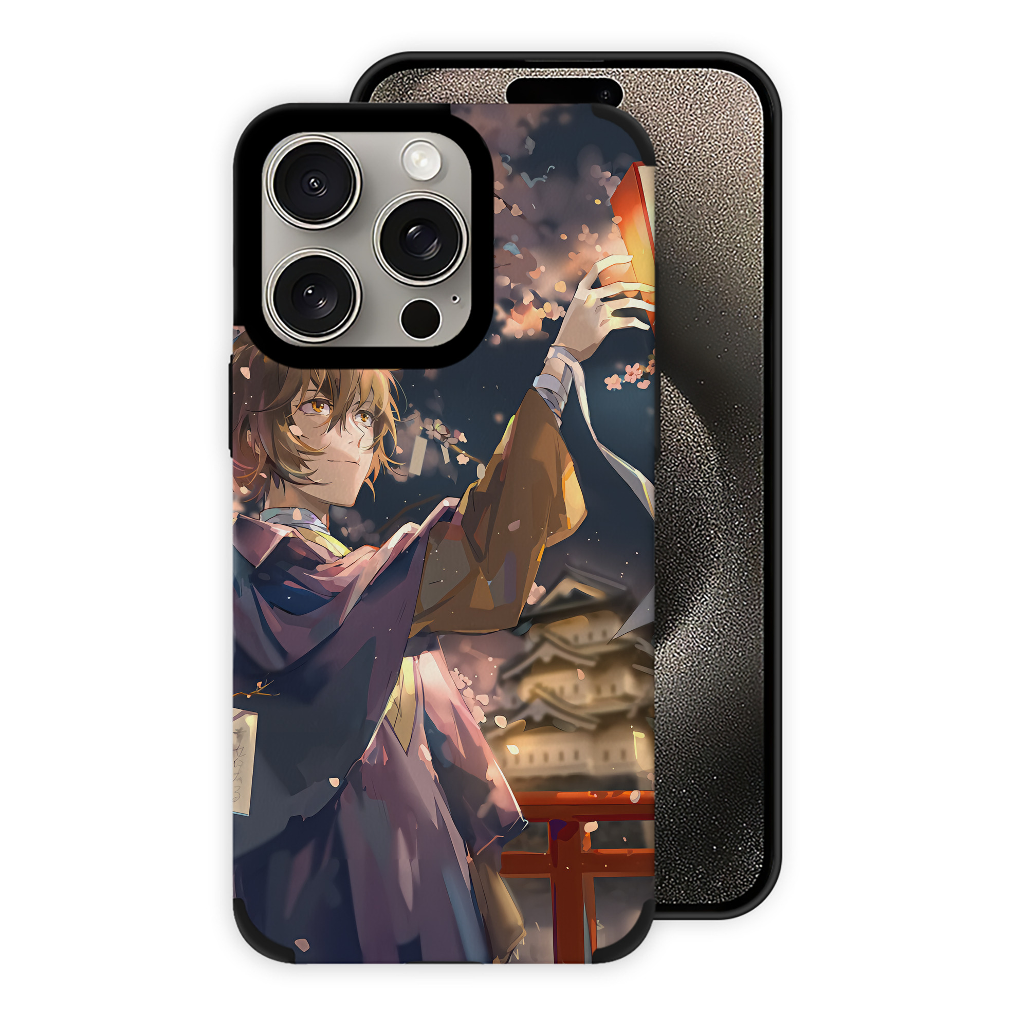（画像用） 文豪ストレイドッグス Bungo Stray Dogs 【iPhone15ProMax対応】 PUレザー スマホケース 耐衝撃＆黄変防止