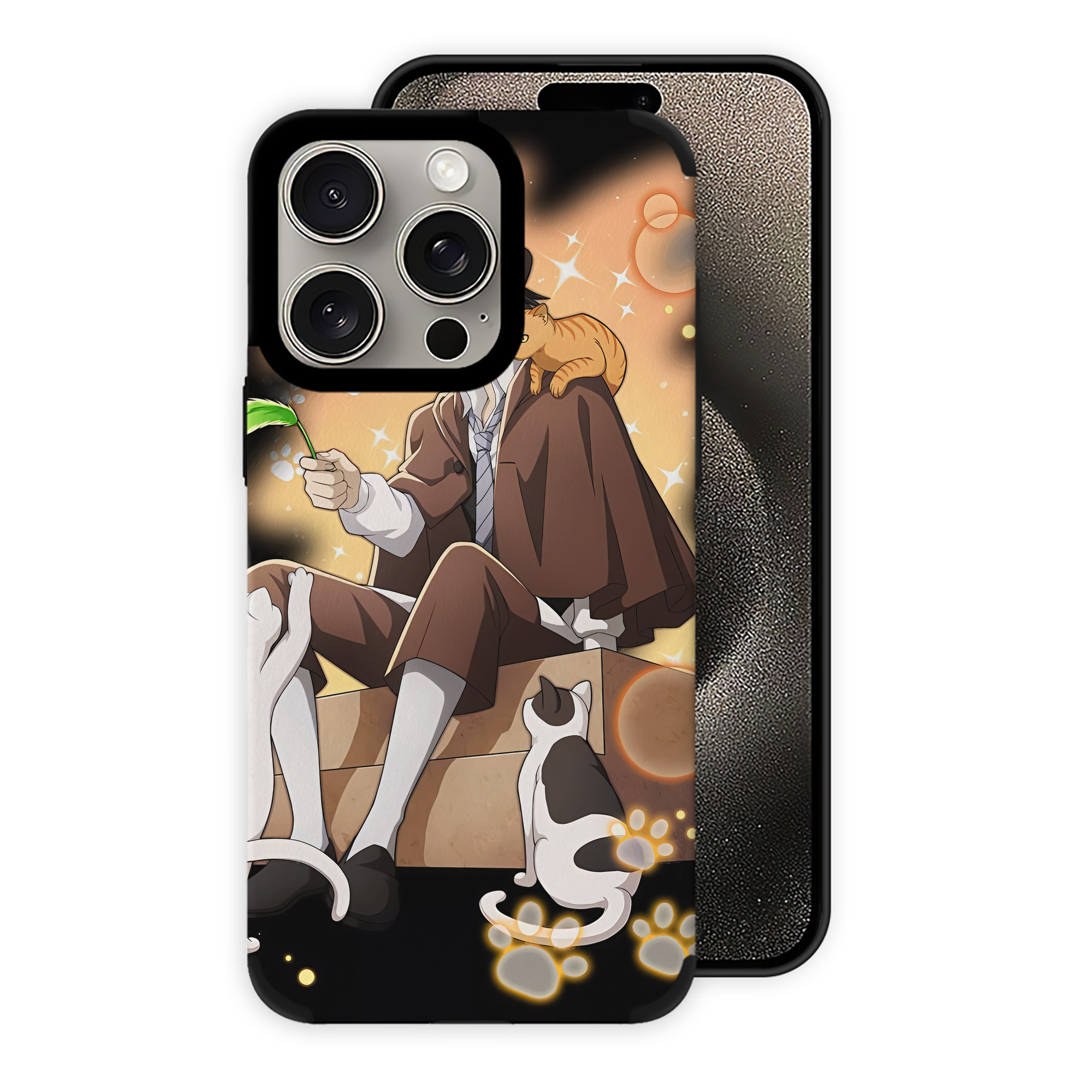 （画像用） 文豪ストレイドッグス Bungo Stray Dogs 【iPhone15ProMax対応】 PUレザー スマホケース 耐衝撃＆黄変防止