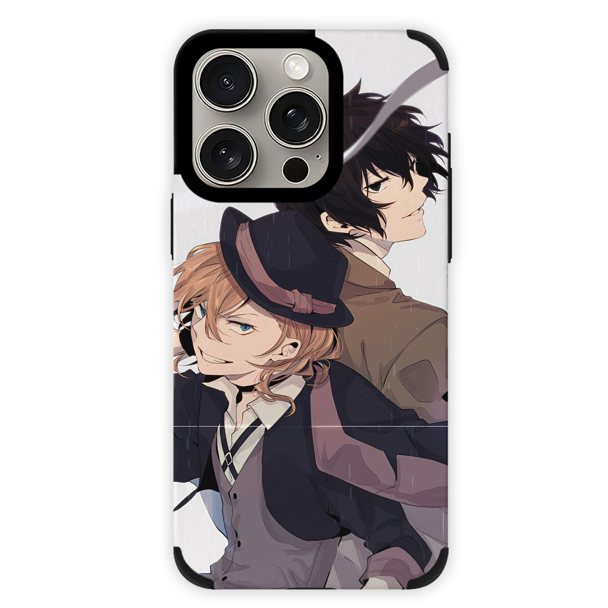（画像用） 文豪ストレイドッグス Bungo Stray Dogs 【iPhone15ProMax対応】 PUレザー スマホケース 耐衝撃＆黄変防止