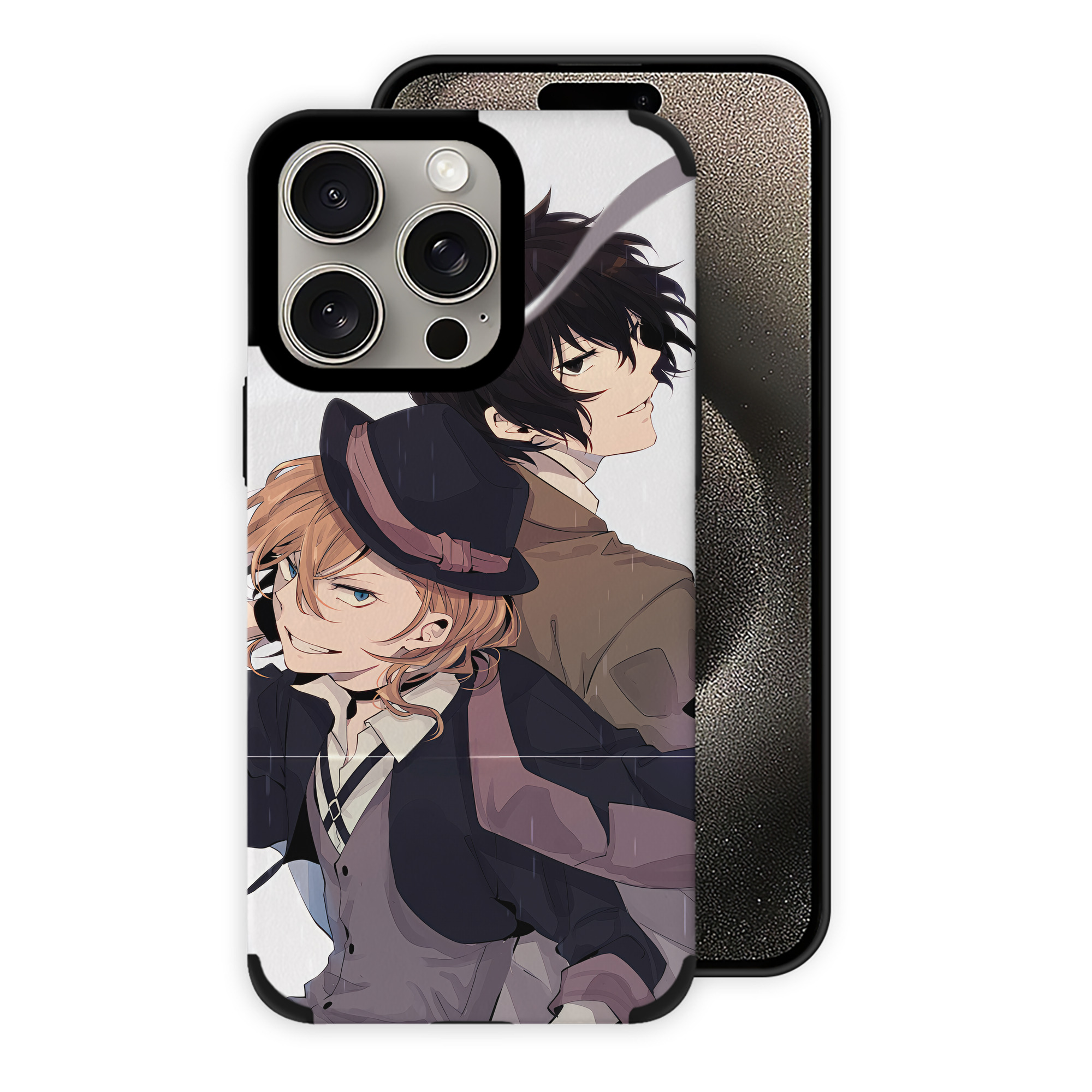 （画像用） 文豪ストレイドッグス Bungo Stray Dogs 【iPhone15ProMax対応】 PUレザー スマホケース 耐衝撃＆黄変防止