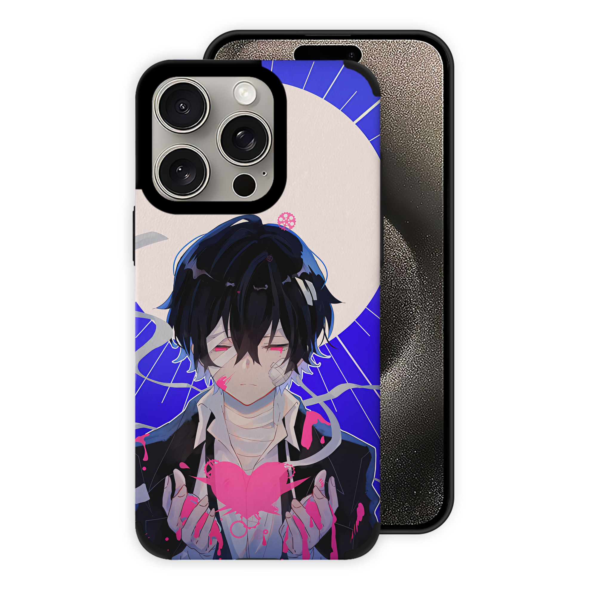 （画像用） 文豪ストレイドッグス Bungo Stray Dogs 【iPhone15ProMax対応】 PUレザー スマホケース 耐衝撃＆黄変防止