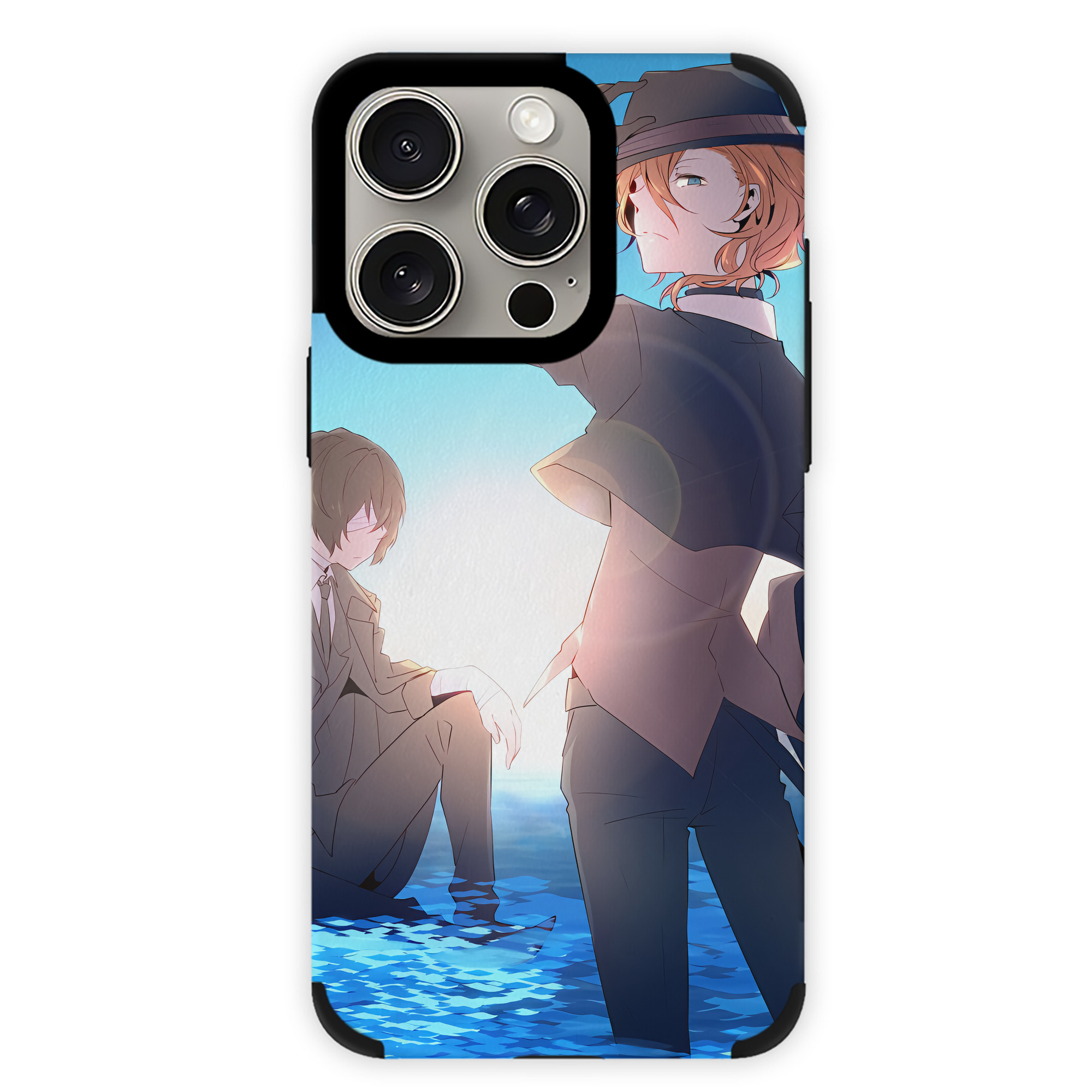 （画像用） 文豪ストレイドッグス Bungo Stray Dogs 【iPhone15ProMax対応】 PUレザー スマホケース 耐衝撃＆黄変防止