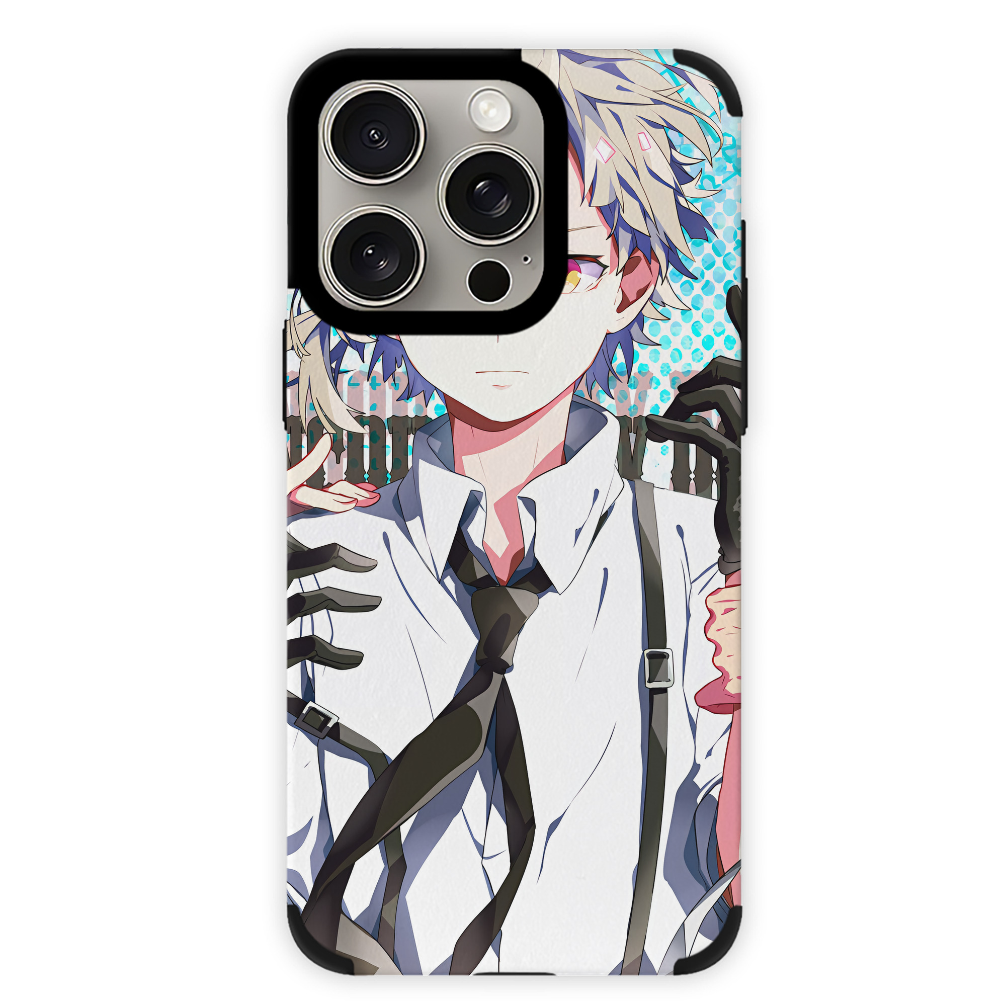 （画像用） 文豪ストレイドッグス Bungo Stray Dogs 【iPhone15ProMax対応】 PUレザー スマホケース 耐衝撃＆黄変防止