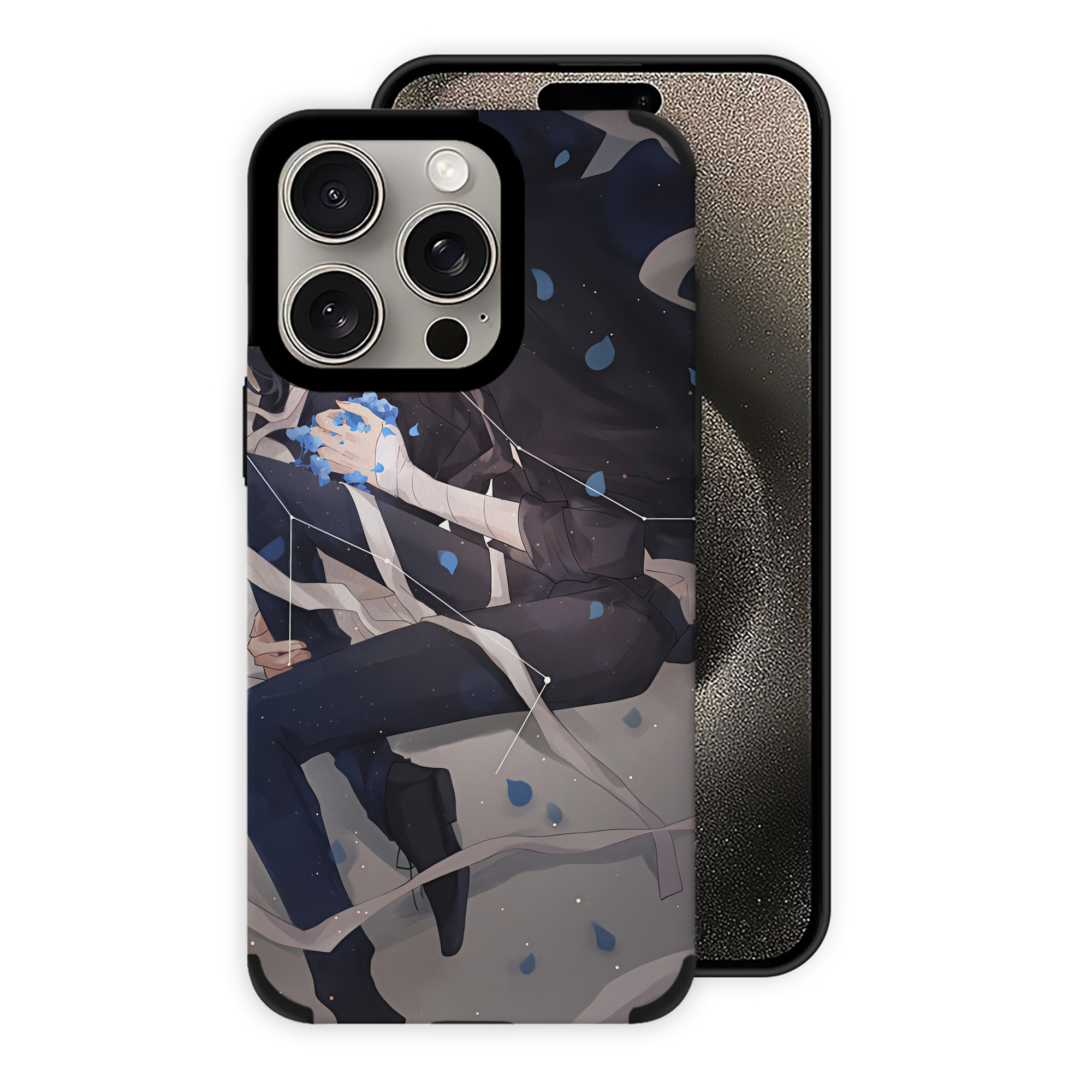（画像用） 文豪ストレイドッグス Bungo Stray Dogs 【iPhone15ProMax対応】 PUレザー スマホケース 耐衝撃＆黄変防止