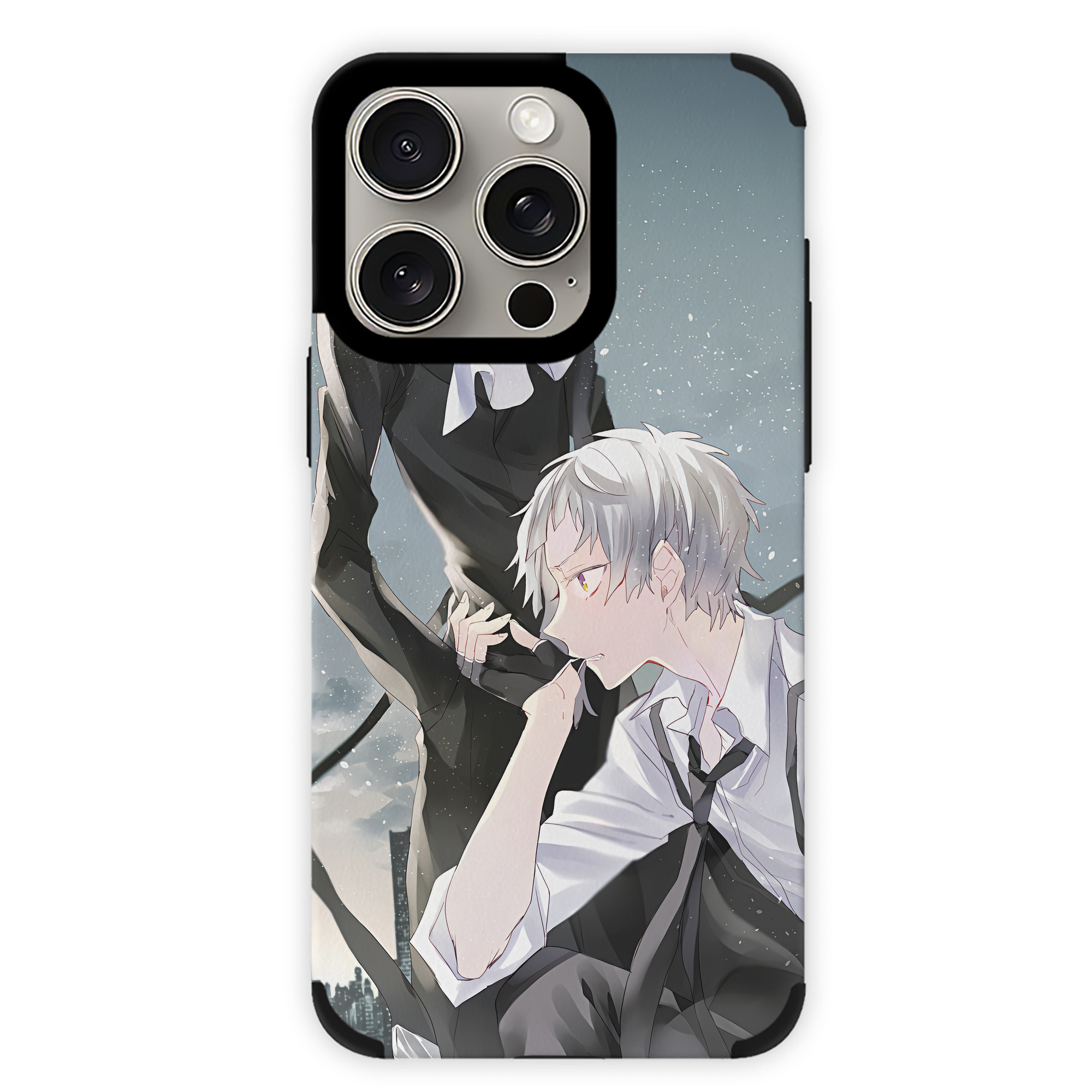 （画像用） 文豪ストレイドッグス Bungo Stray Dogs 【iPhone15ProMax対応】 PUレザー スマホケース 耐衝撃＆黄変防止
