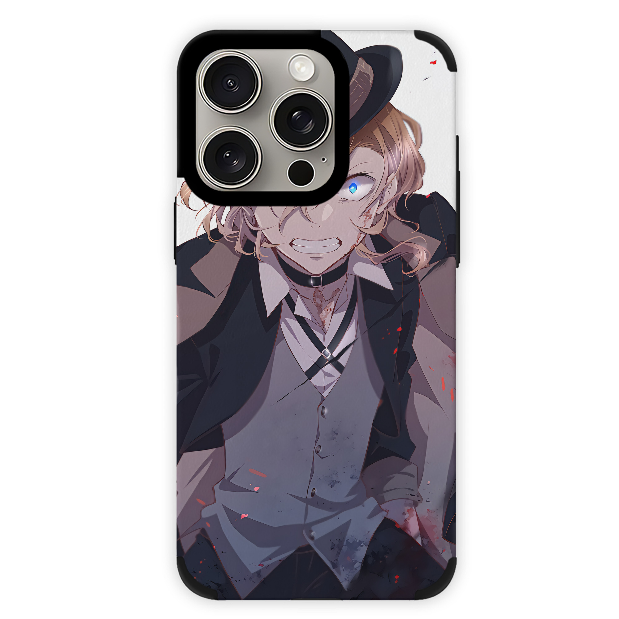 （画像用） 文豪ストレイドッグス Bungo Stray Dogs 【iPhone15ProMax対応】 PUレザー スマホケース 耐衝撃＆黄変防止