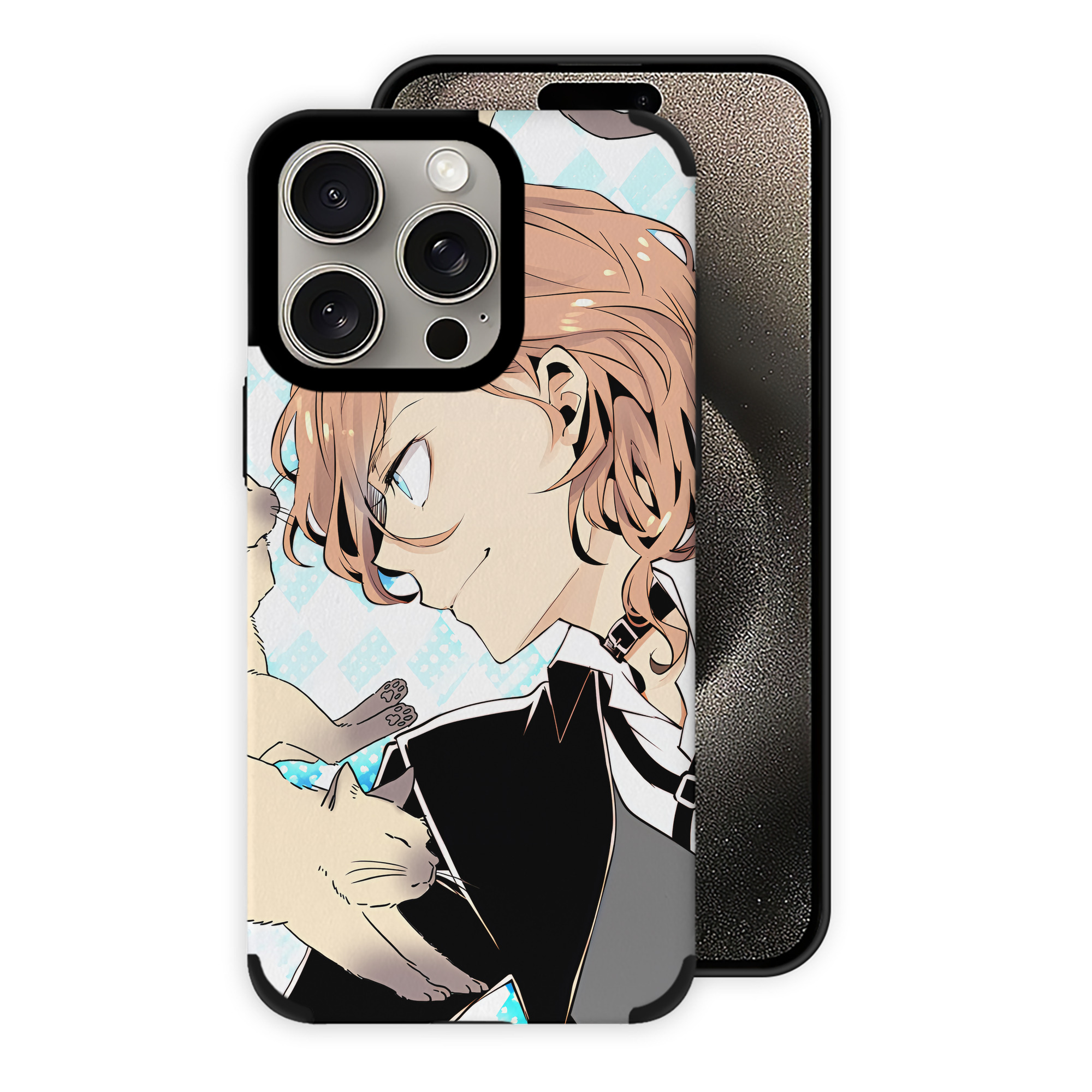 （画像用） 文豪ストレイドッグス Bungo Stray Dogs 【iPhone15ProMax対応】 PUレザー スマホケース 耐衝撃＆黄変防止