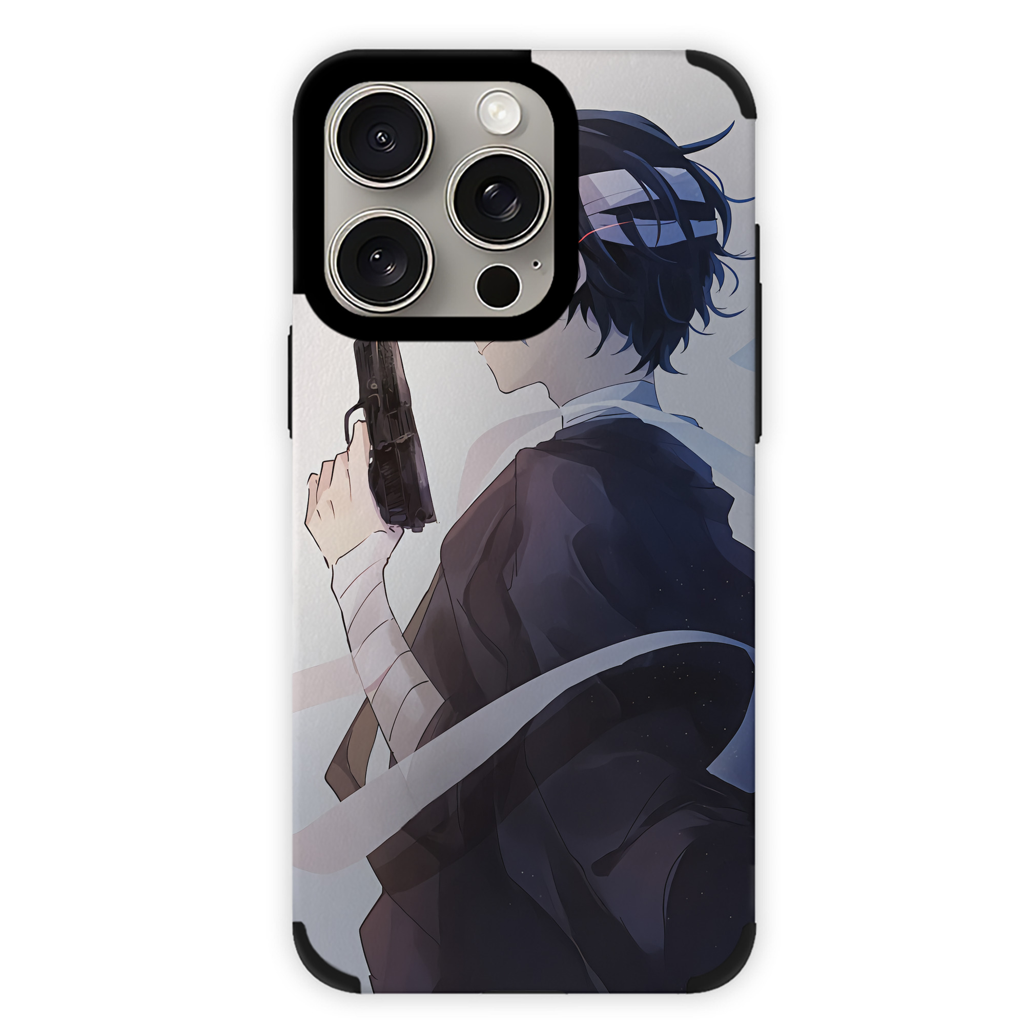 （画像用） 文豪ストレイドッグス Bungo Stray Dogs 【iPhone15ProMax対応】 PUレザー スマホケース 耐衝撃＆黄変防止
