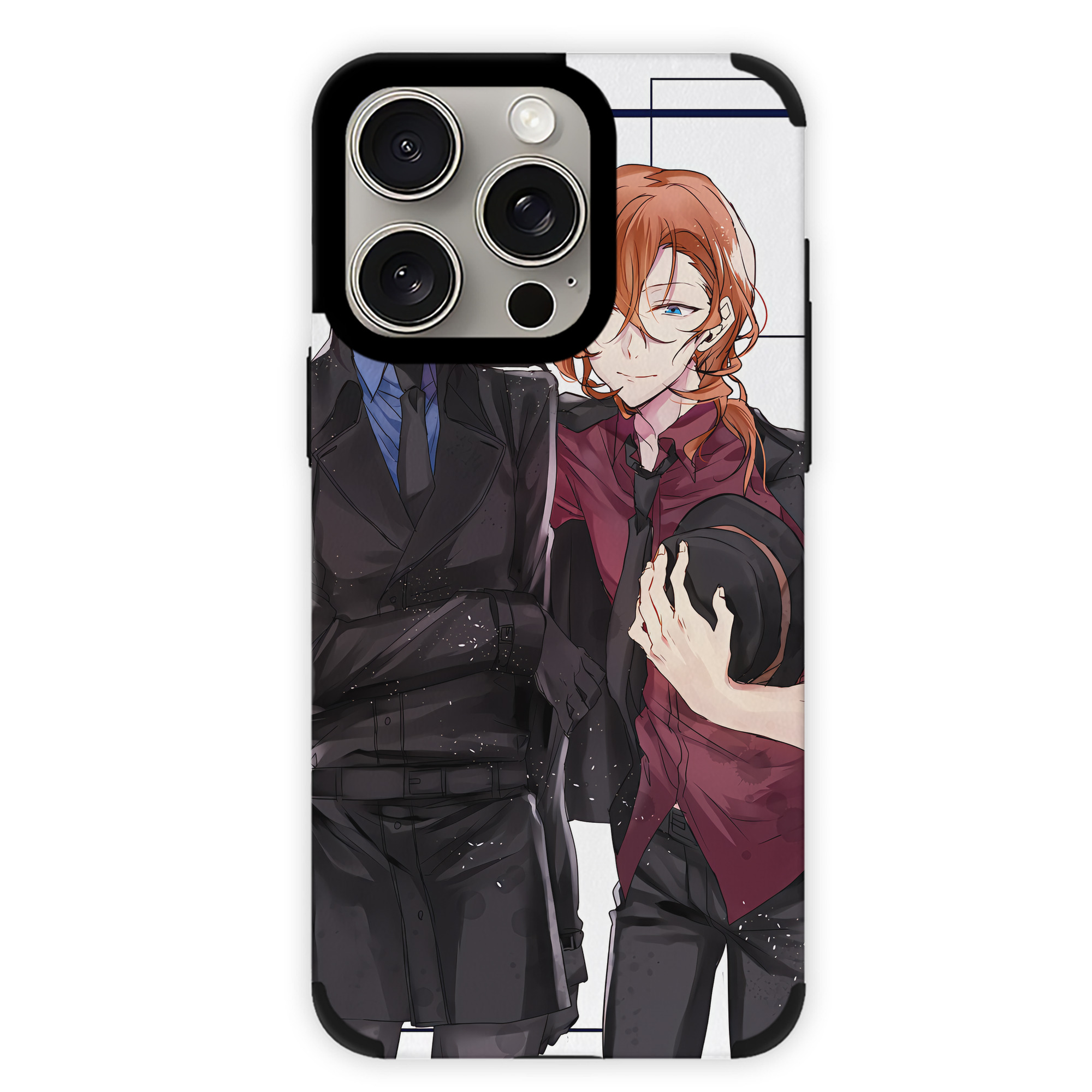 （画像用） 文豪ストレイドッグス Bungo Stray Dogs 【iPhone15ProMax対応】 PUレザー スマホケース 耐衝撃＆黄変防止