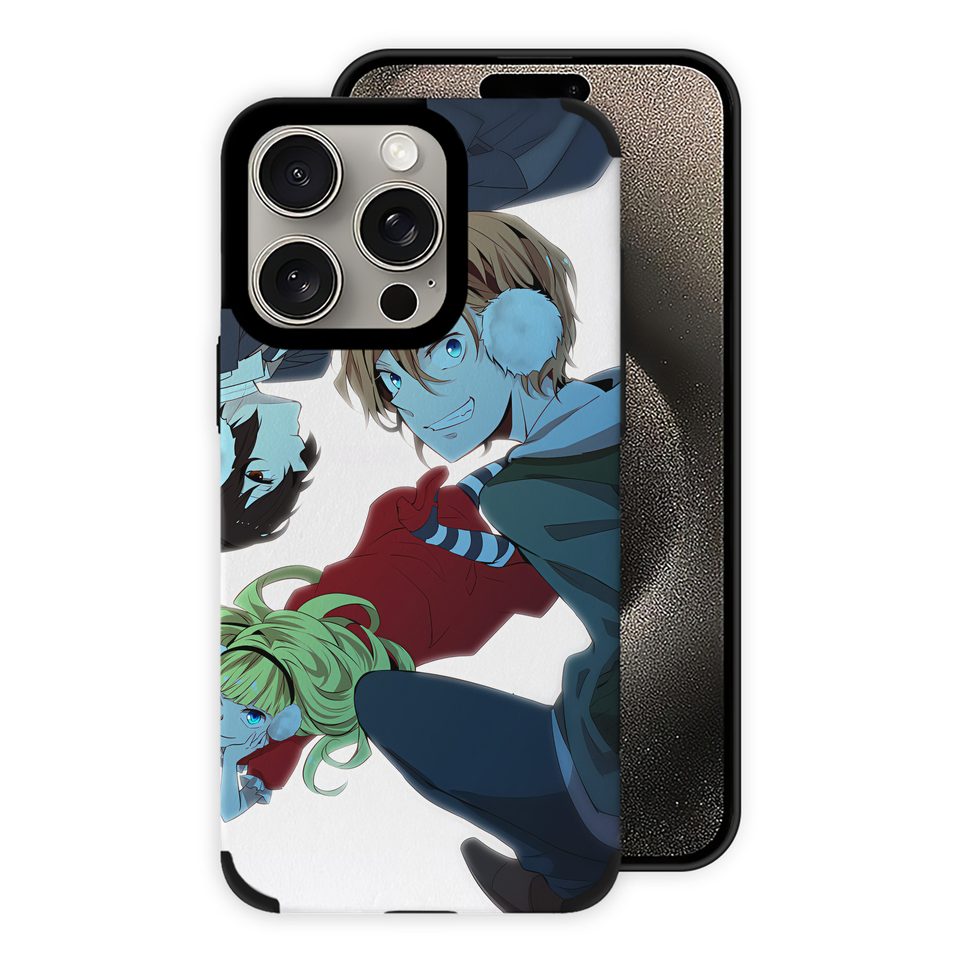 （画像用） 文豪ストレイドッグス Bungo Stray Dogs 【iPhone15ProMax対応】 PUレザー スマホケース 耐衝撃＆黄変防止