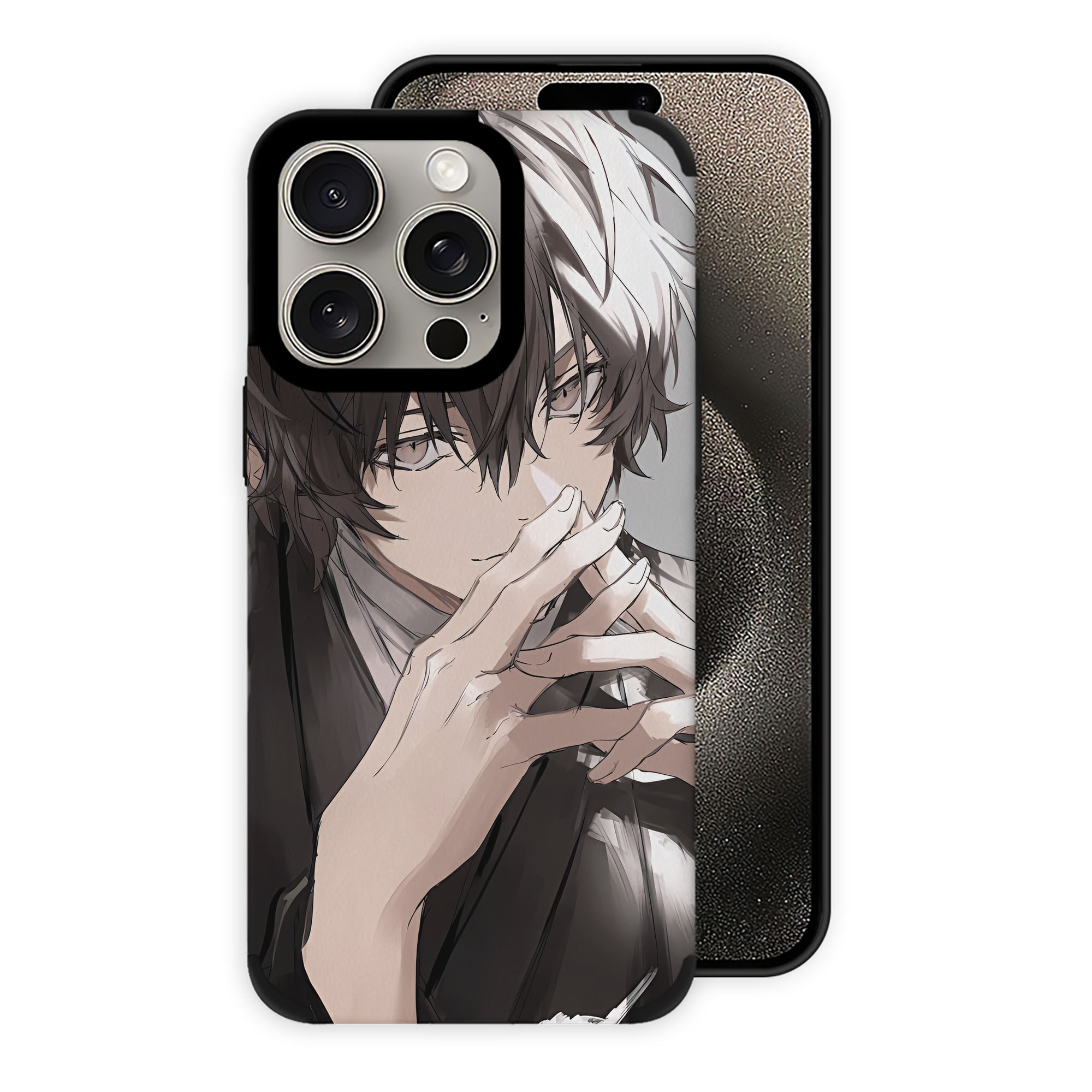 （画像用） 文豪ストレイドッグス Bungo Stray Dogs 【iPhone15ProMax対応】 PUレザー スマホケース 耐衝撃＆黄変防止