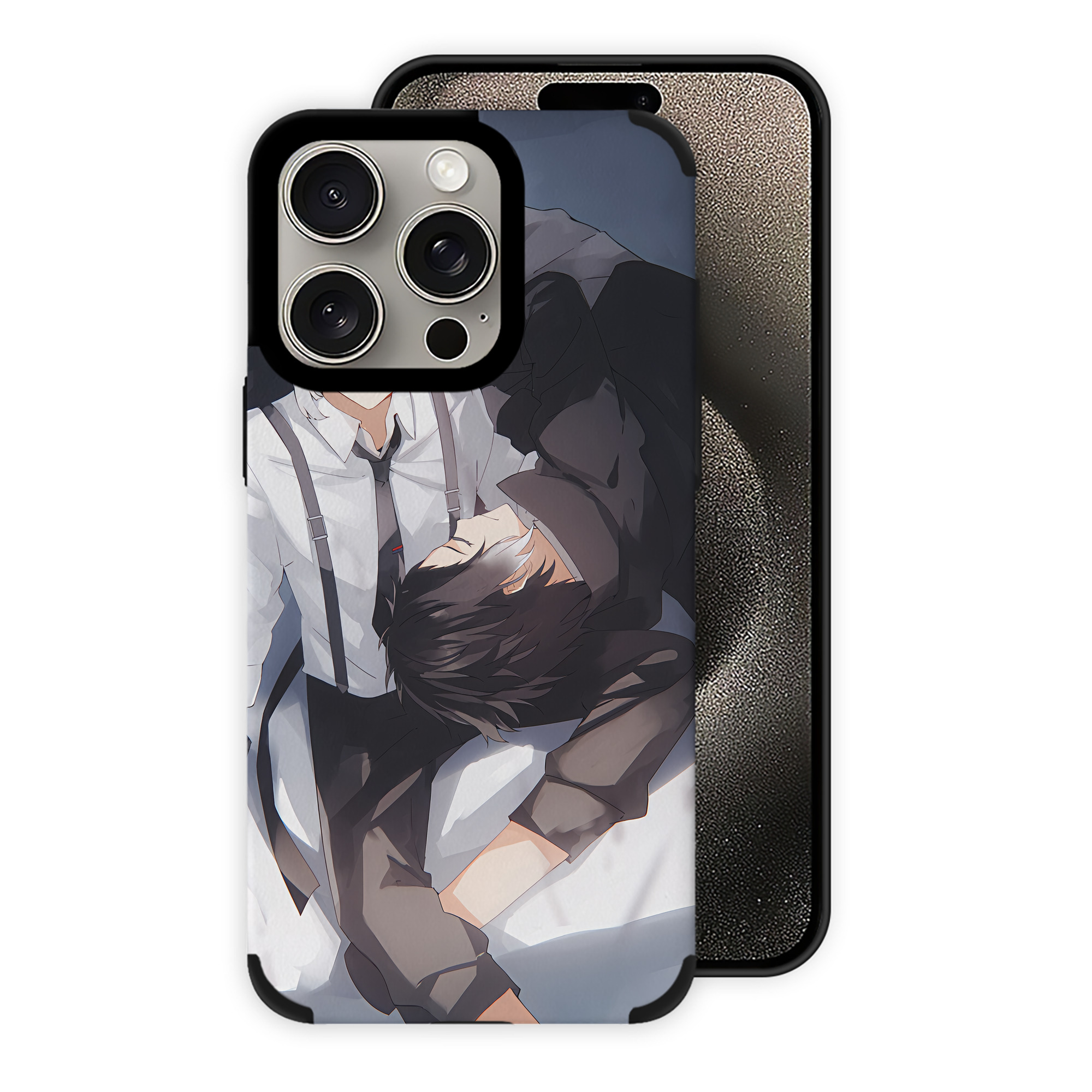 （画像用） 文豪ストレイドッグス Bungo Stray Dogs 【iPhone15ProMax対応】 PUレザー スマホケース 耐衝撃＆黄変防止
