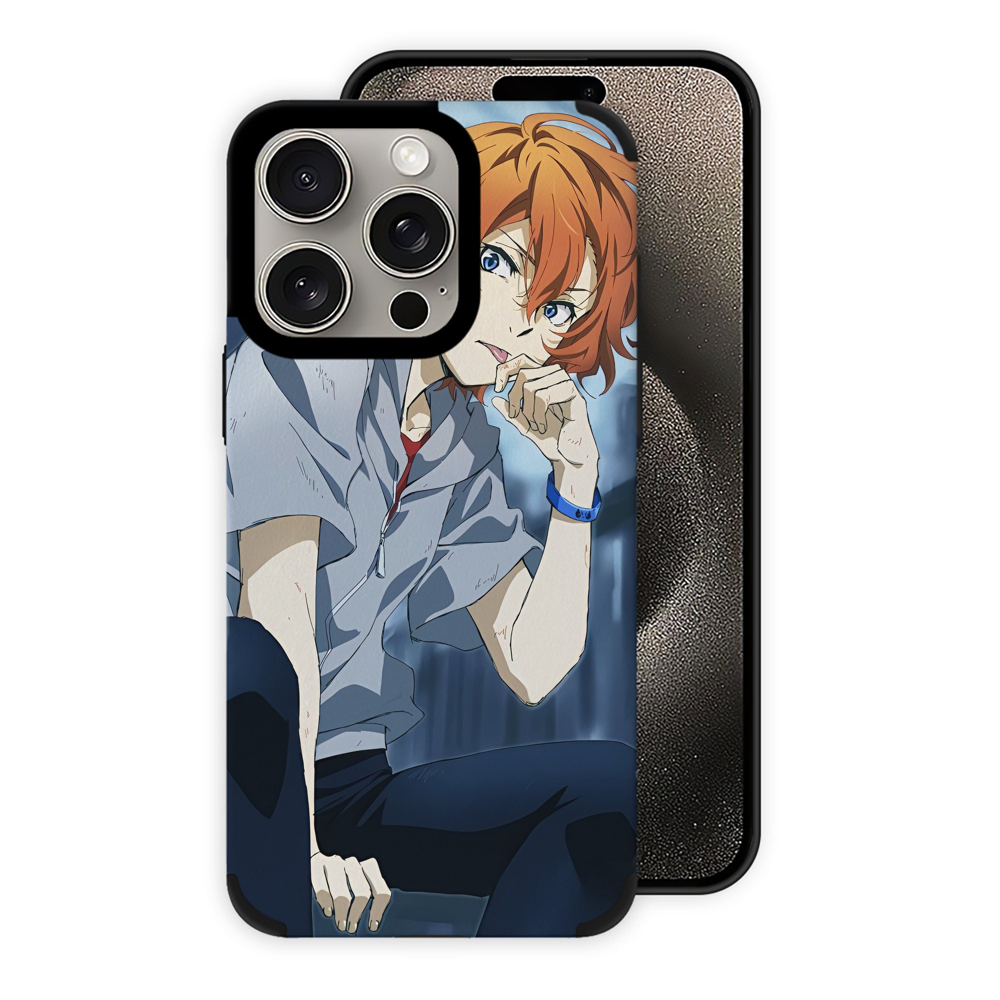 （画像用） 文豪ストレイドッグス Bungo Stray Dogs 【iPhone15ProMax対応】 PUレザー スマホケース 耐衝撃＆黄変防止