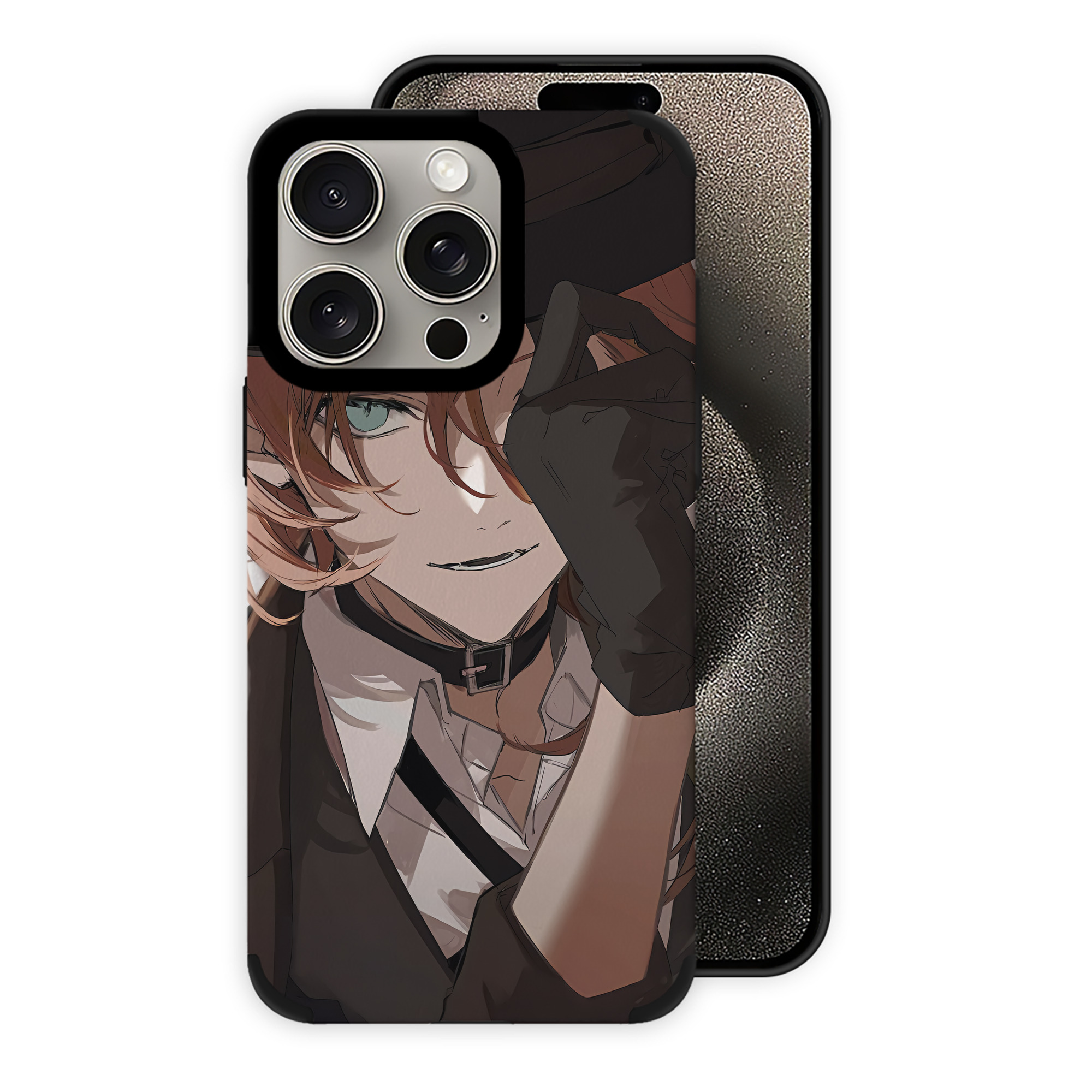 （画像用） 文豪ストレイドッグス Bungo Stray Dogs 【iPhone15ProMax対応】 PUレザー スマホケース 耐衝撃＆黄変防止