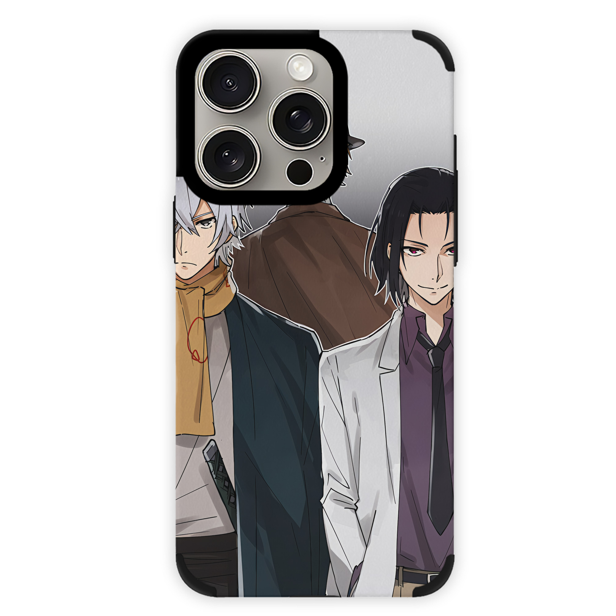 （画像用） 文豪ストレイドッグス Bungo Stray Dogs 【iPhone15ProMax対応】 PUレザー スマホケース 耐衝撃＆黄変防止