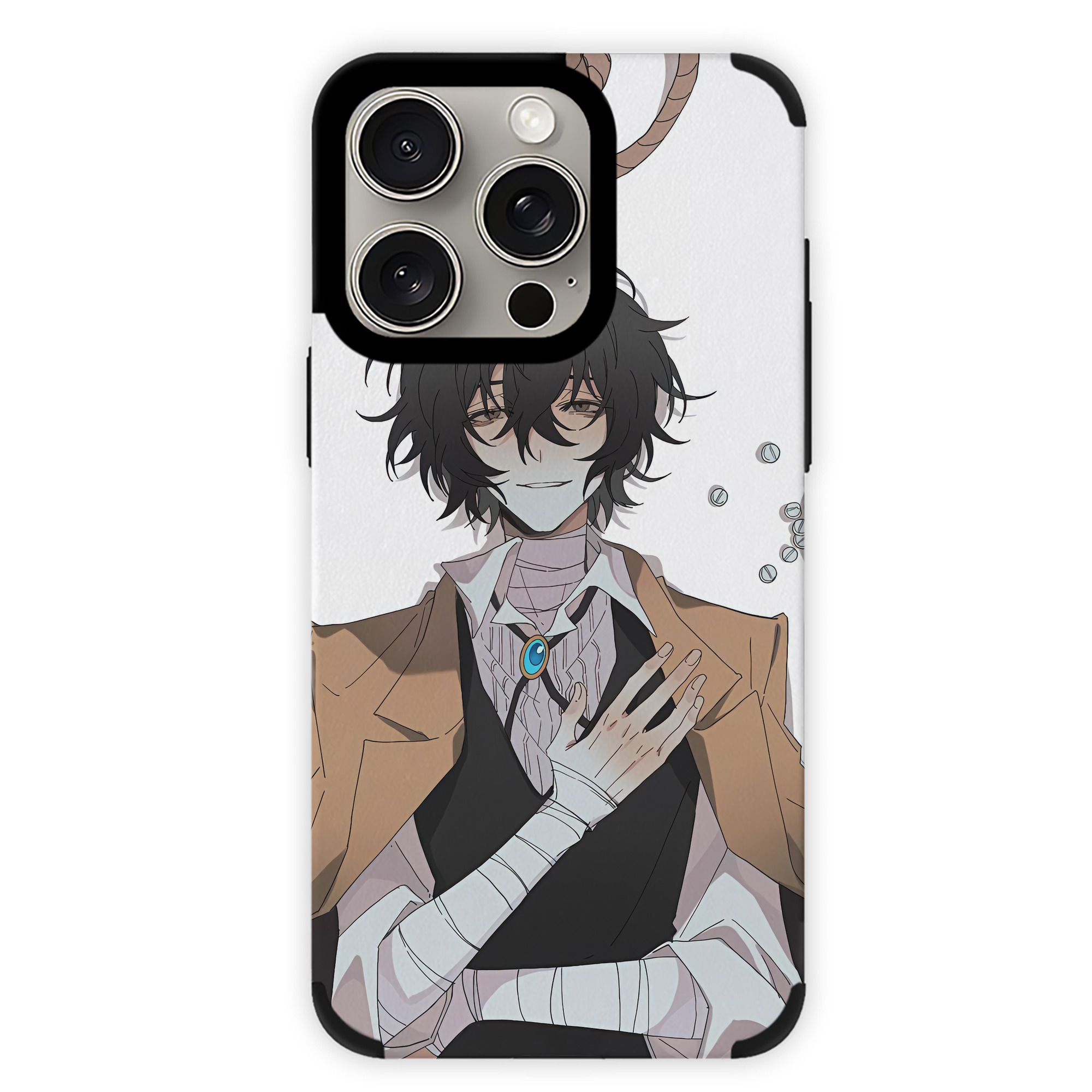 （画像用） 文豪ストレイドッグス Bungo Stray Dogs 【iPhone15ProMax対応】 PUレザー スマホケース 耐衝撃＆黄変防止