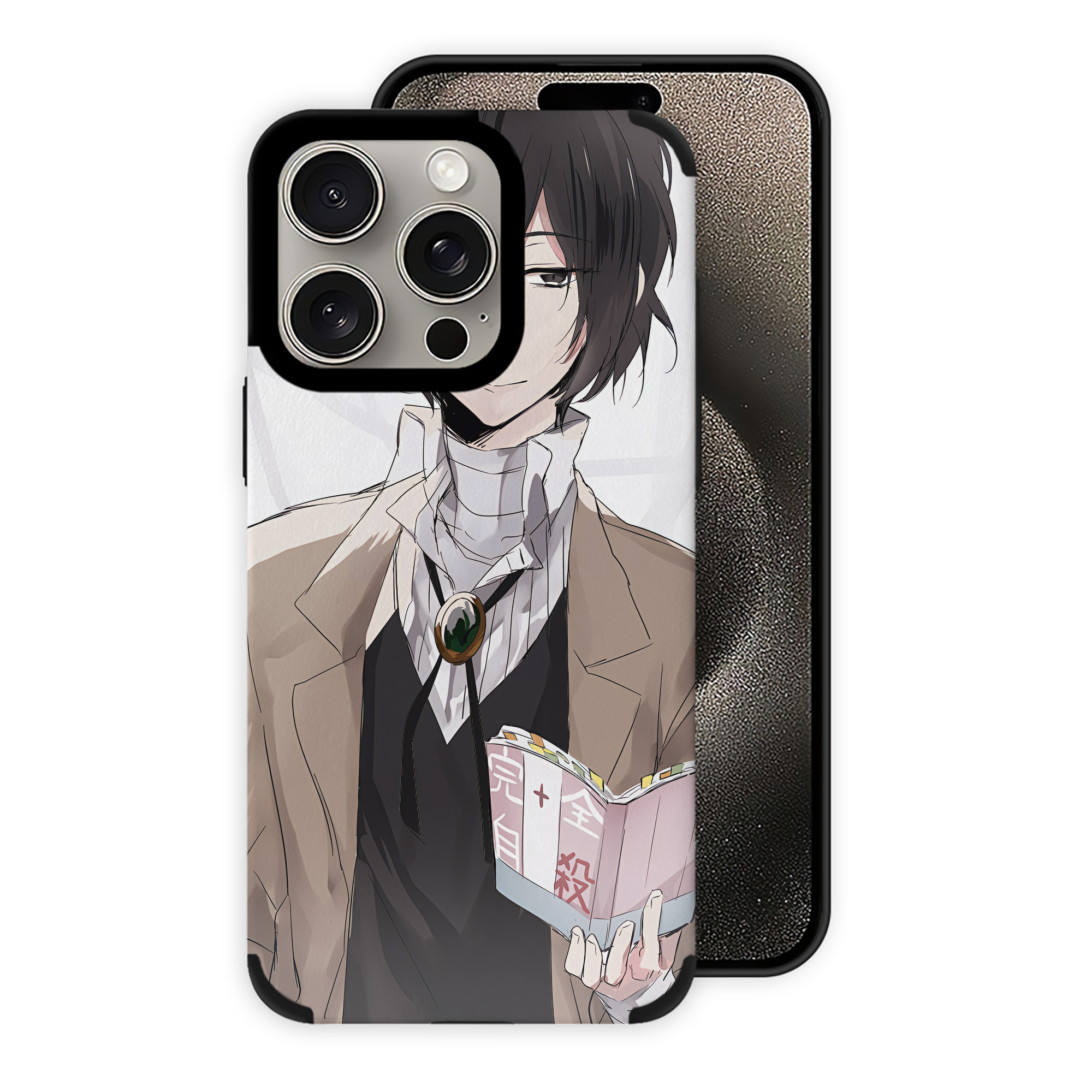 （画像用） 文豪ストレイドッグス Bungo Stray Dogs 【iPhone15ProMax対応】 PUレザー スマホケース 耐衝撃＆黄変防止