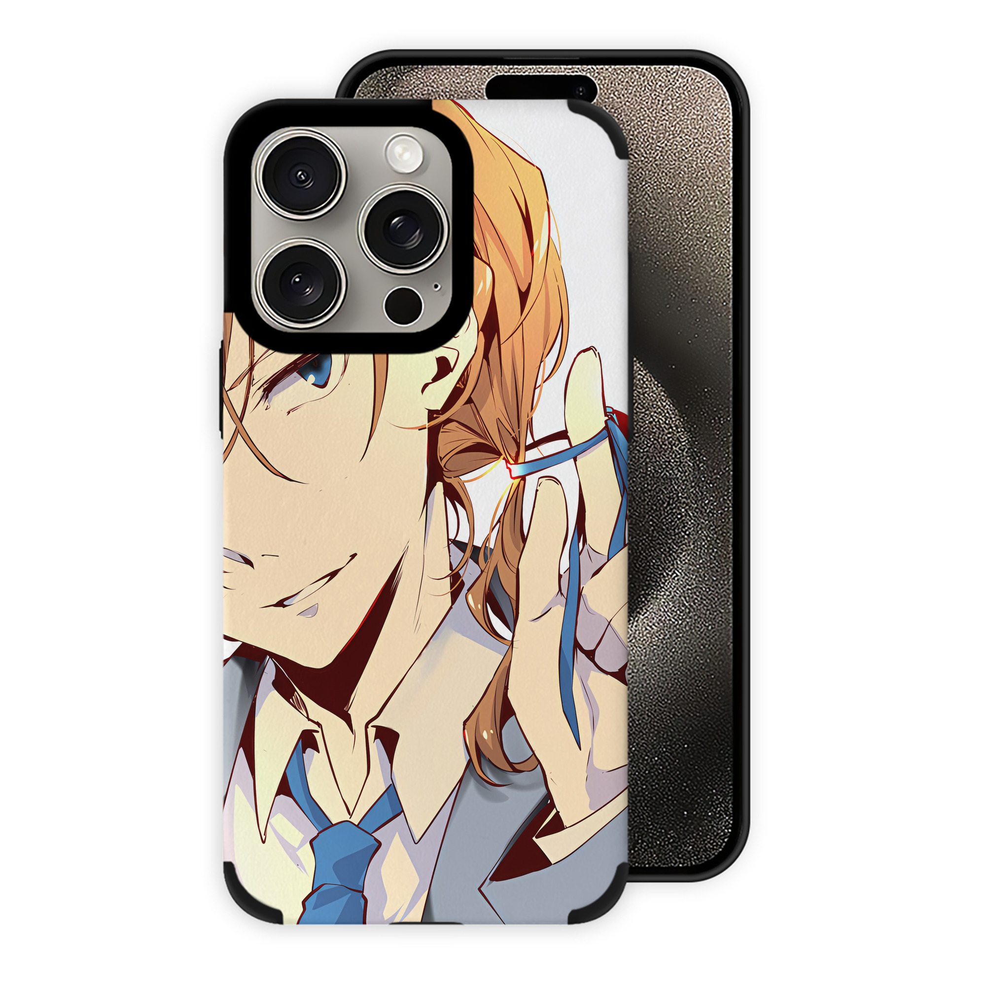 （画像用） 文豪ストレイドッグス Bungo Stray Dogs 【iPhone15ProMax対応】 PUレザー スマホケース 耐衝撃＆黄変防止