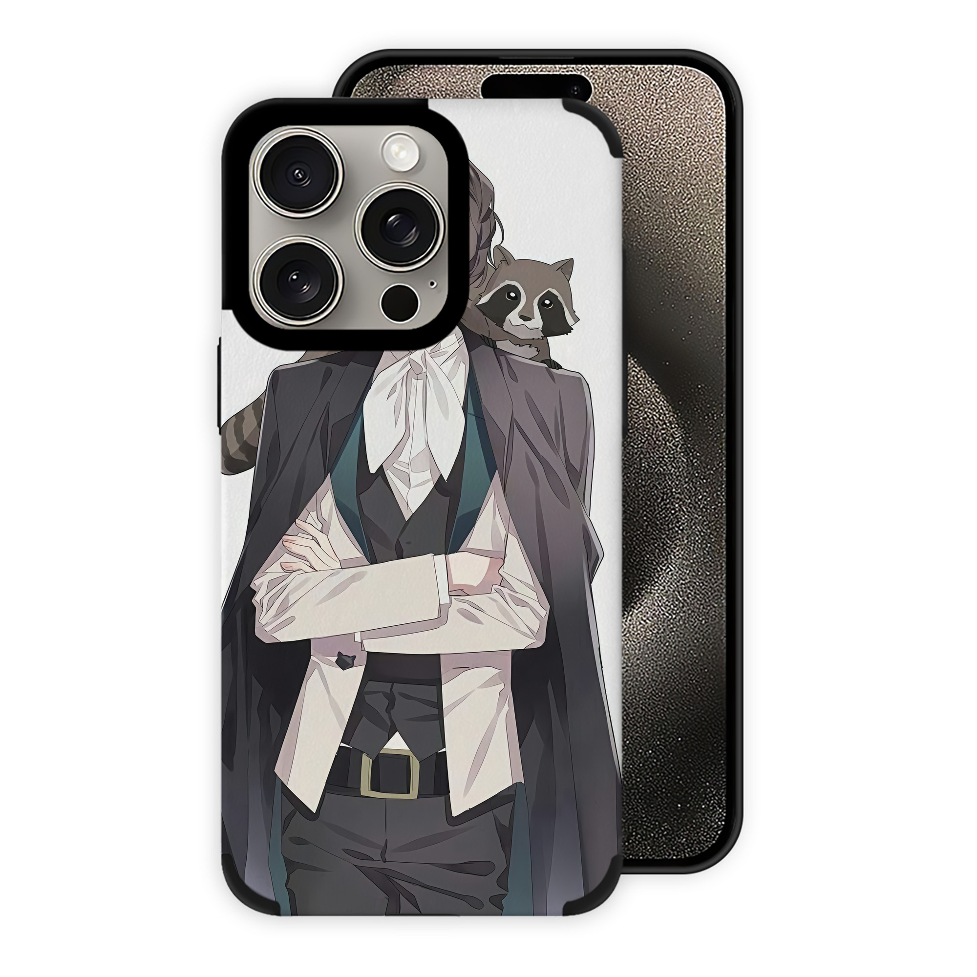 （画像用） 文豪ストレイドッグス Bungo Stray Dogs 【iPhone15ProMax対応】 PUレザー スマホケース 耐衝撃＆黄変防止