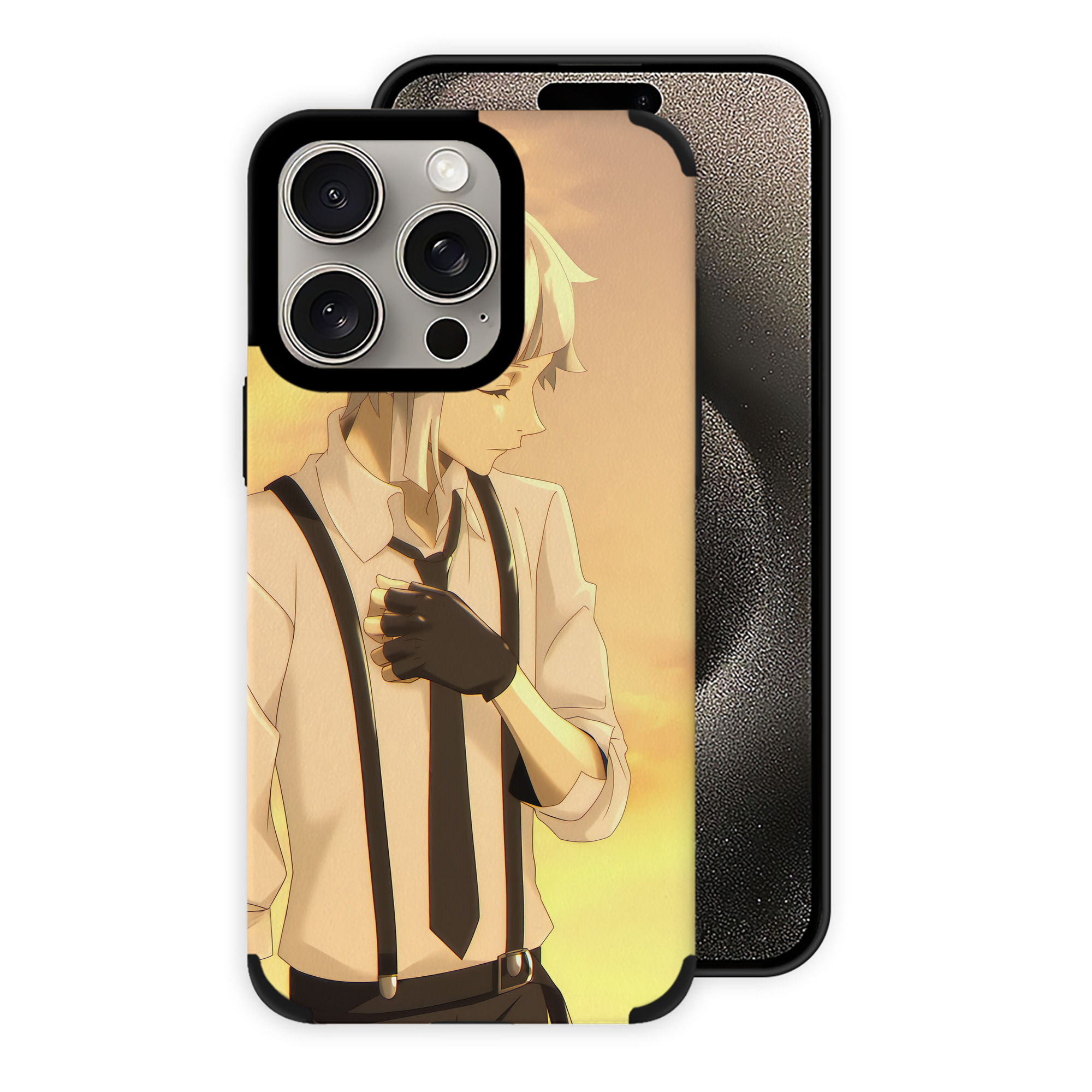 （画像用） 文豪ストレイドッグス Bungo Stray Dogs 【iPhone15ProMax対応】 PUレザー スマホケース 耐衝撃＆黄変防止