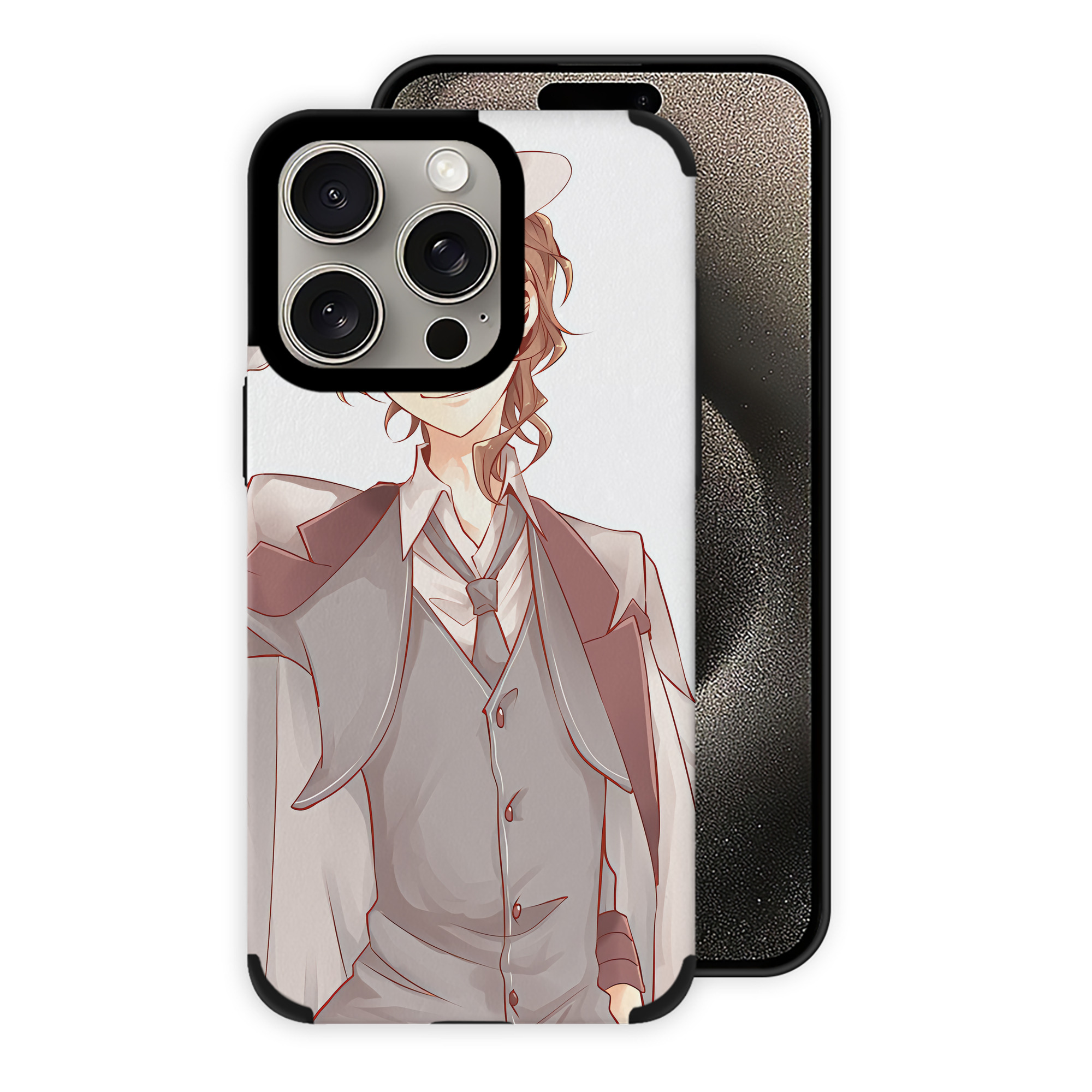 （画像用） 文豪ストレイドッグス Bungo Stray Dogs 【iPhone15ProMax対応】 PUレザー スマホケース 耐衝撃＆黄変防止