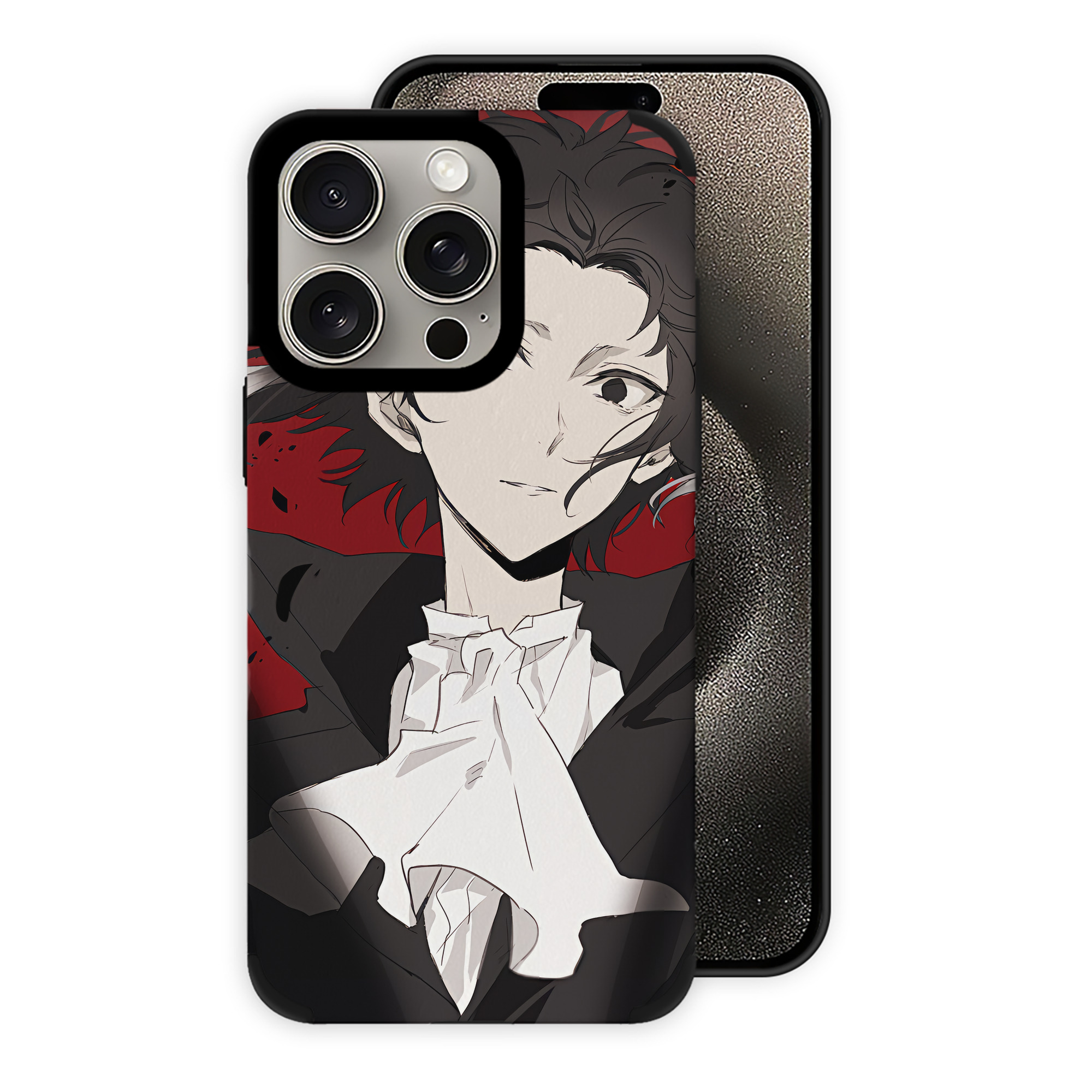 （画像用） 文豪ストレイドッグス Bungo Stray Dogs 【iPhone15ProMax対応】 PUレザー スマホケース 耐衝撃＆黄変防止
