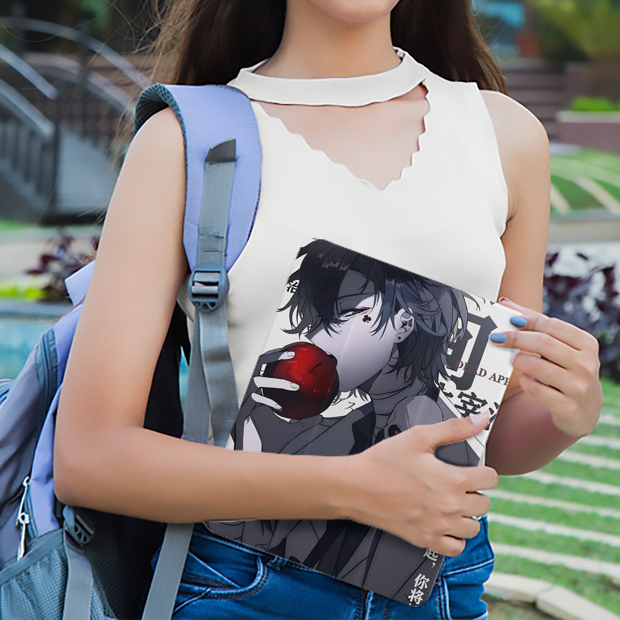 文豪ストレイドッグス Bungo Stray Dogs IPad ケース ペン収納付き 三つ折りスタンド PUレザー×シリコン 対応機種9.5/10.5/10.9インチ
