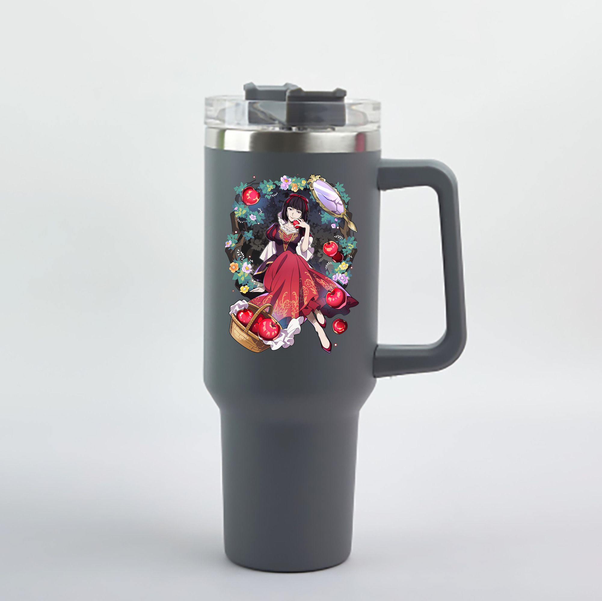 （画像用） 文豪ストレイドッグス Bungo Stray Dogs 1200mL車用タンブラー - クリスタルステッカー（プラスチックストロー付き）