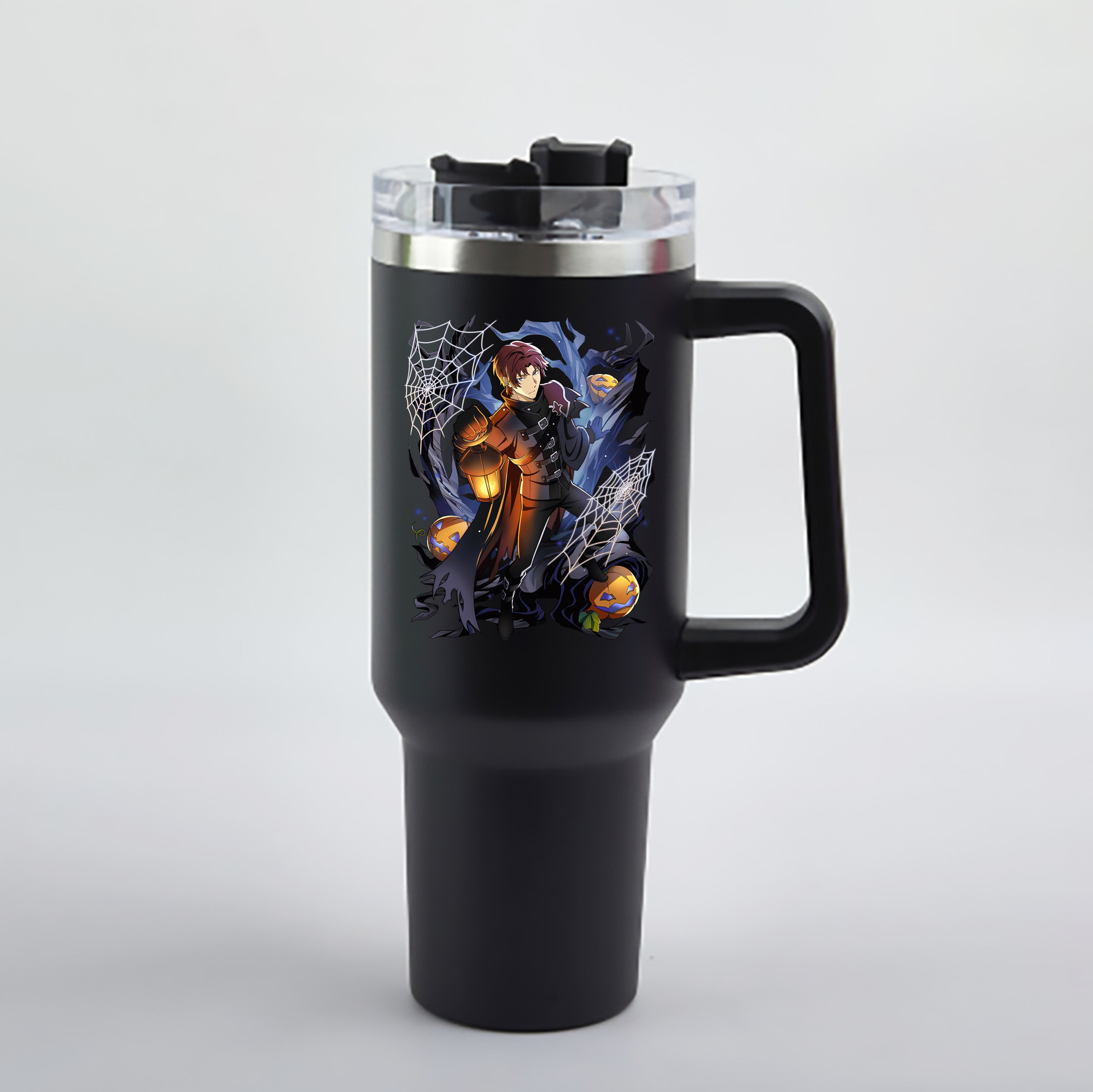 （画像用） 文豪ストレイドッグス Bungo Stray Dogs 1200mL車用タンブラー - クリスタルステッカー（プラスチックストロー付き）