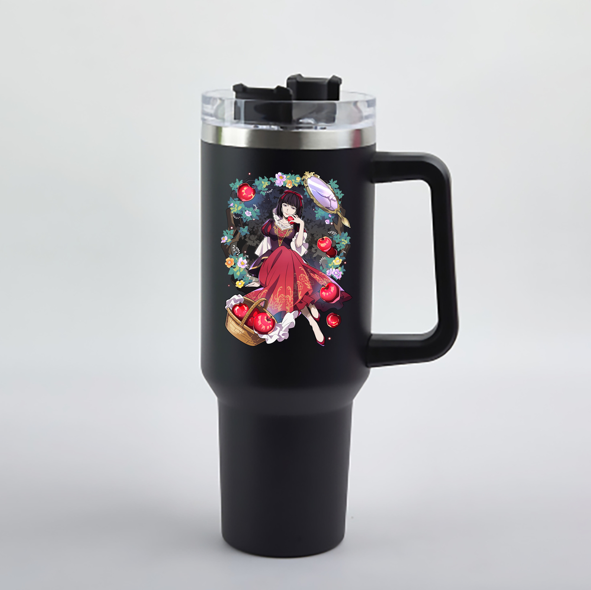 （画像用） 文豪ストレイドッグス Bungo Stray Dogs 1200mL車用タンブラー - クリスタルステッカー（プラスチックストロー付き）