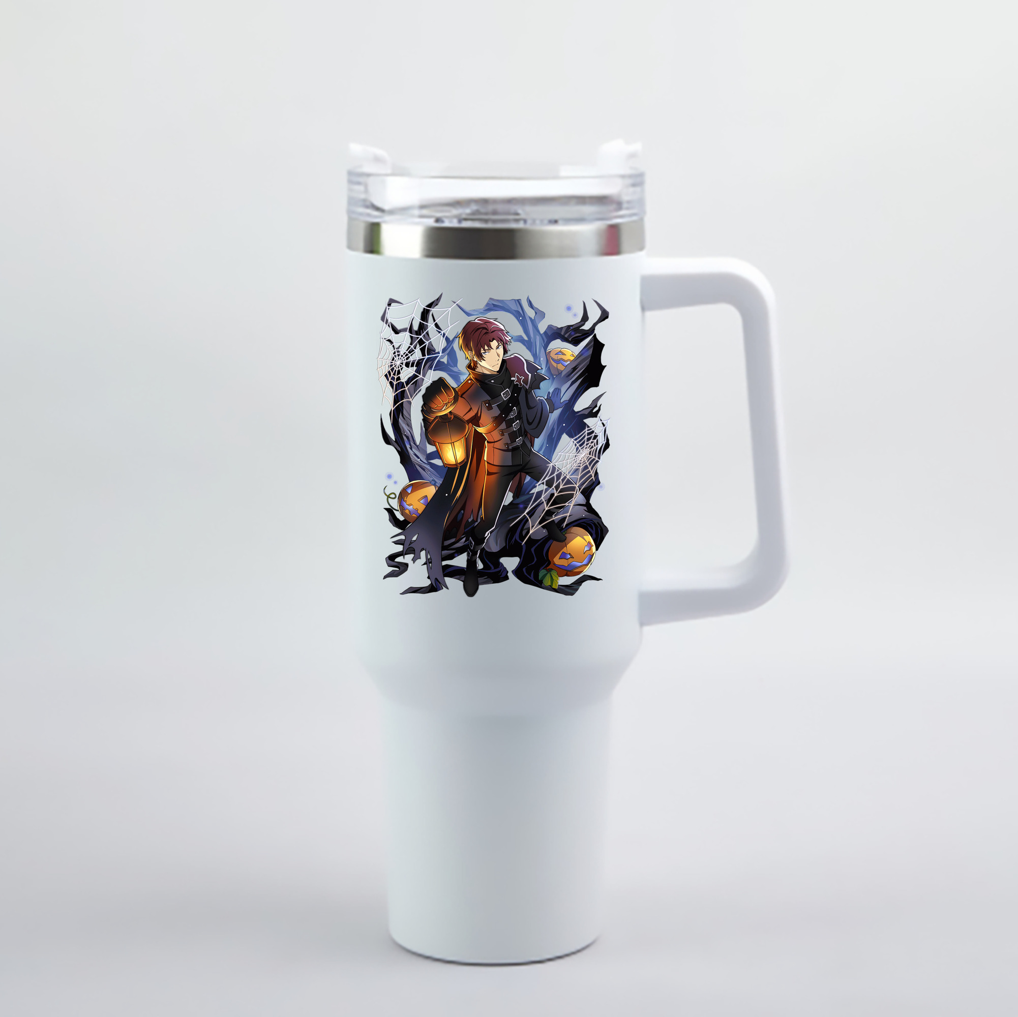 （画像用） 文豪ストレイドッグス Bungo Stray Dogs 1200mL車用タンブラー - クリスタルステッカー（プラスチックストロー付き）