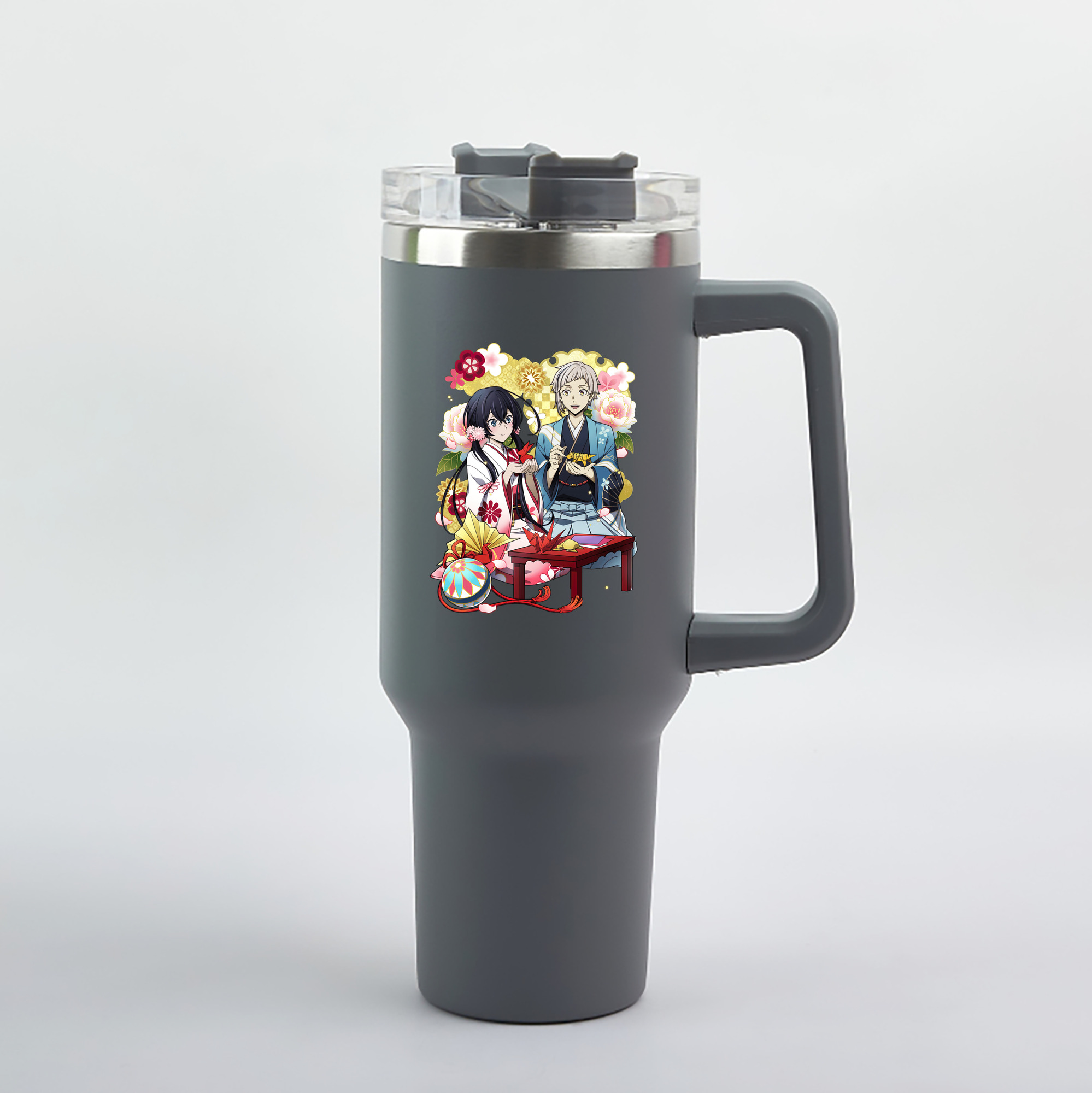 （画像用） 文豪ストレイドッグス Bungo Stray Dogs 1200mL車用タンブラー（カラープリント）