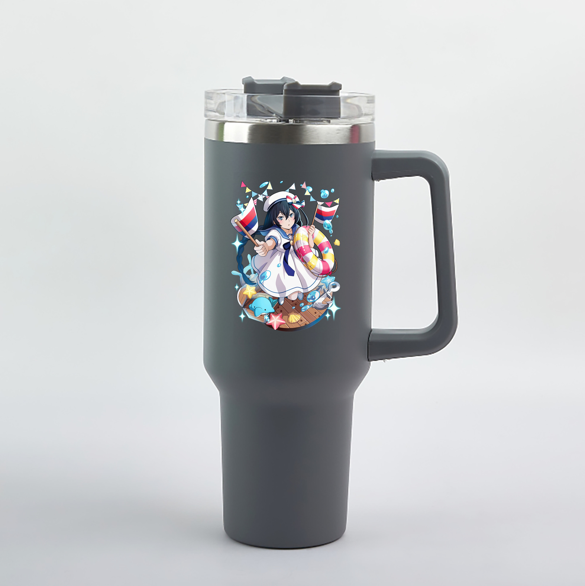 （画像用） 文豪ストレイドッグス Bungo Stray Dogs 1200mL車用タンブラー（カラープリント）