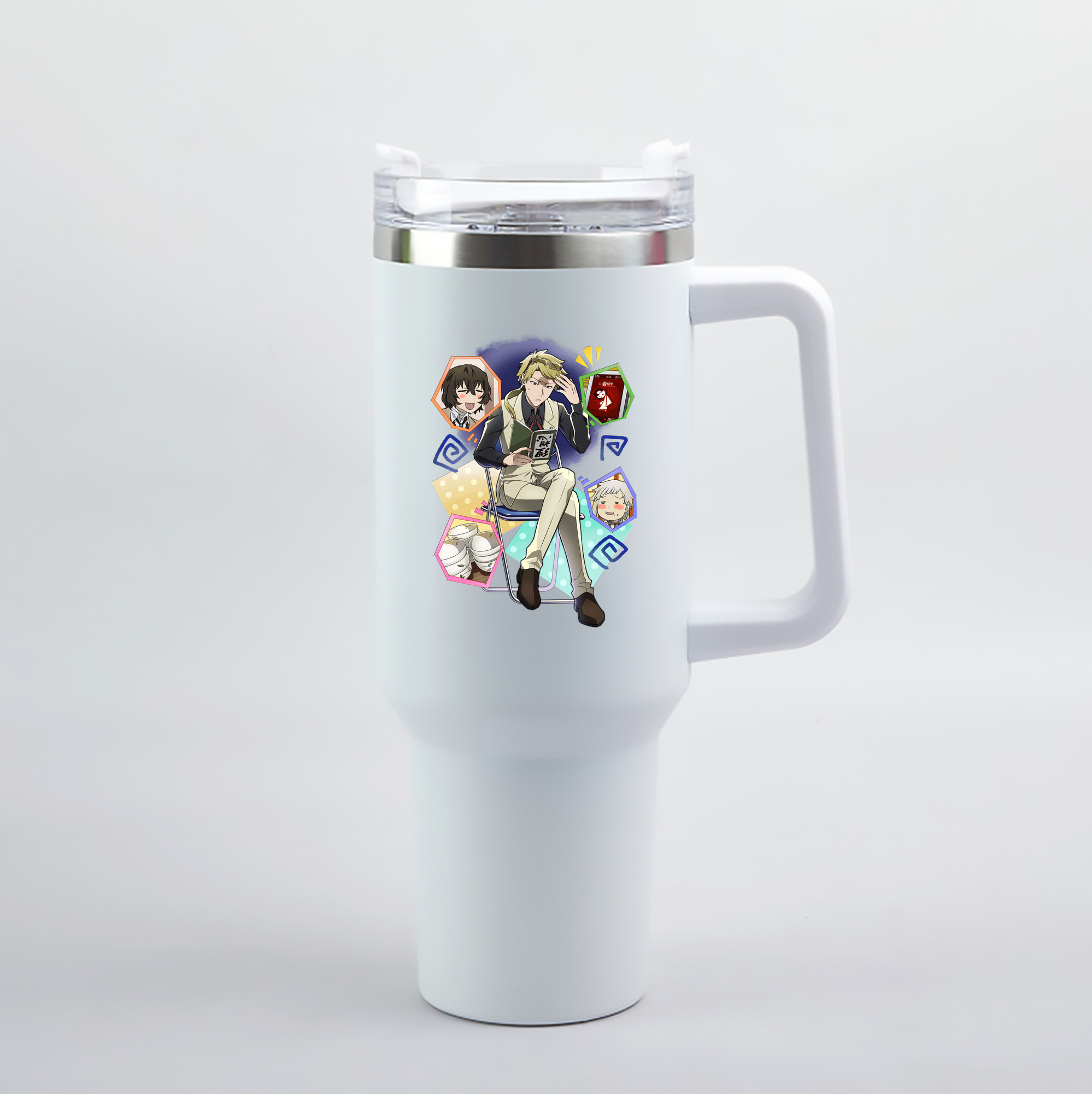 （画像用） 文豪ストレイドッグス Bungo Stray Dogs 1200mL車用タンブラー（カラープリント）