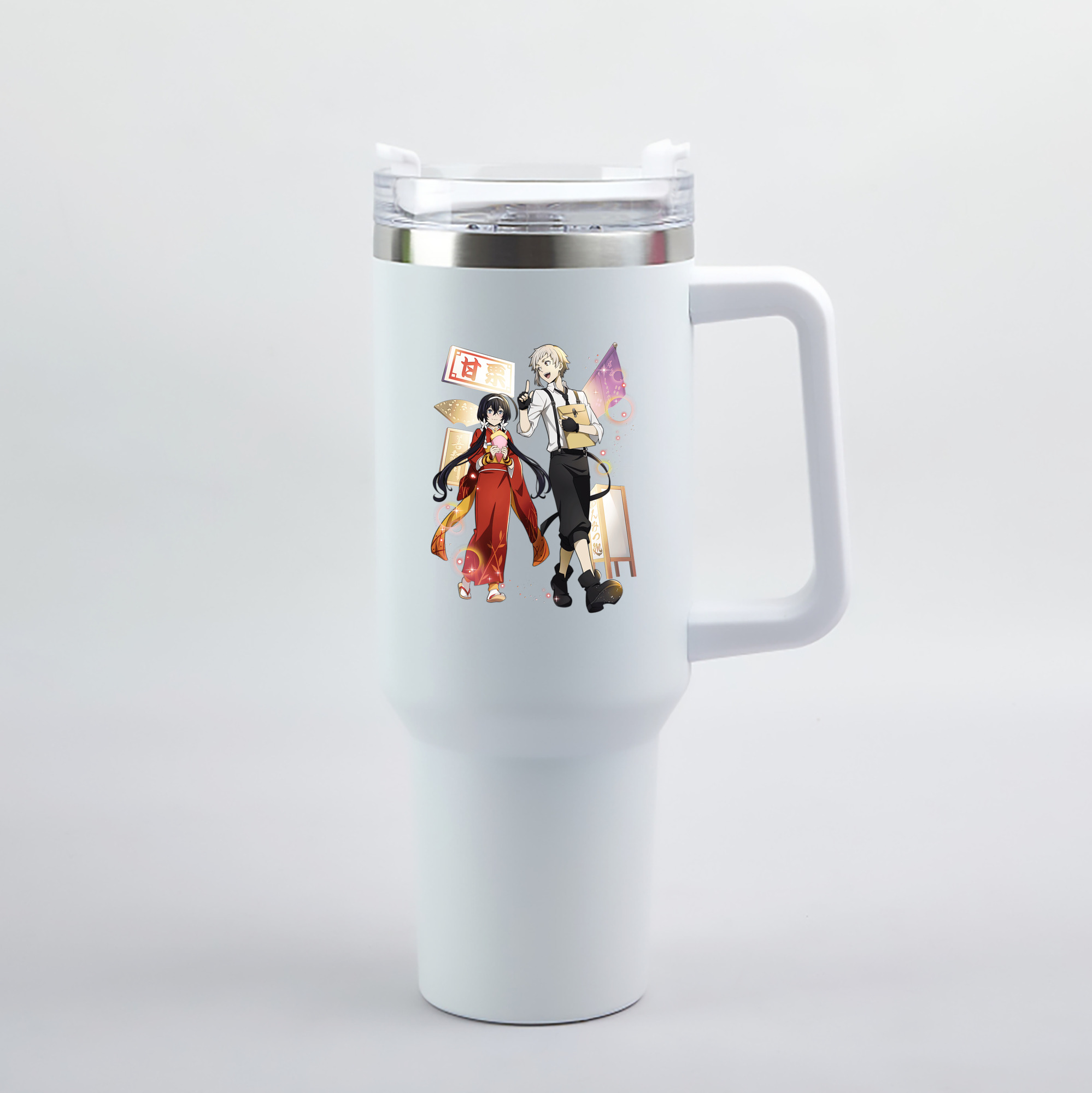 （画像用） 文豪ストレイドッグス Bungo Stray Dogs 1200mL車用タンブラー（カラープリント）