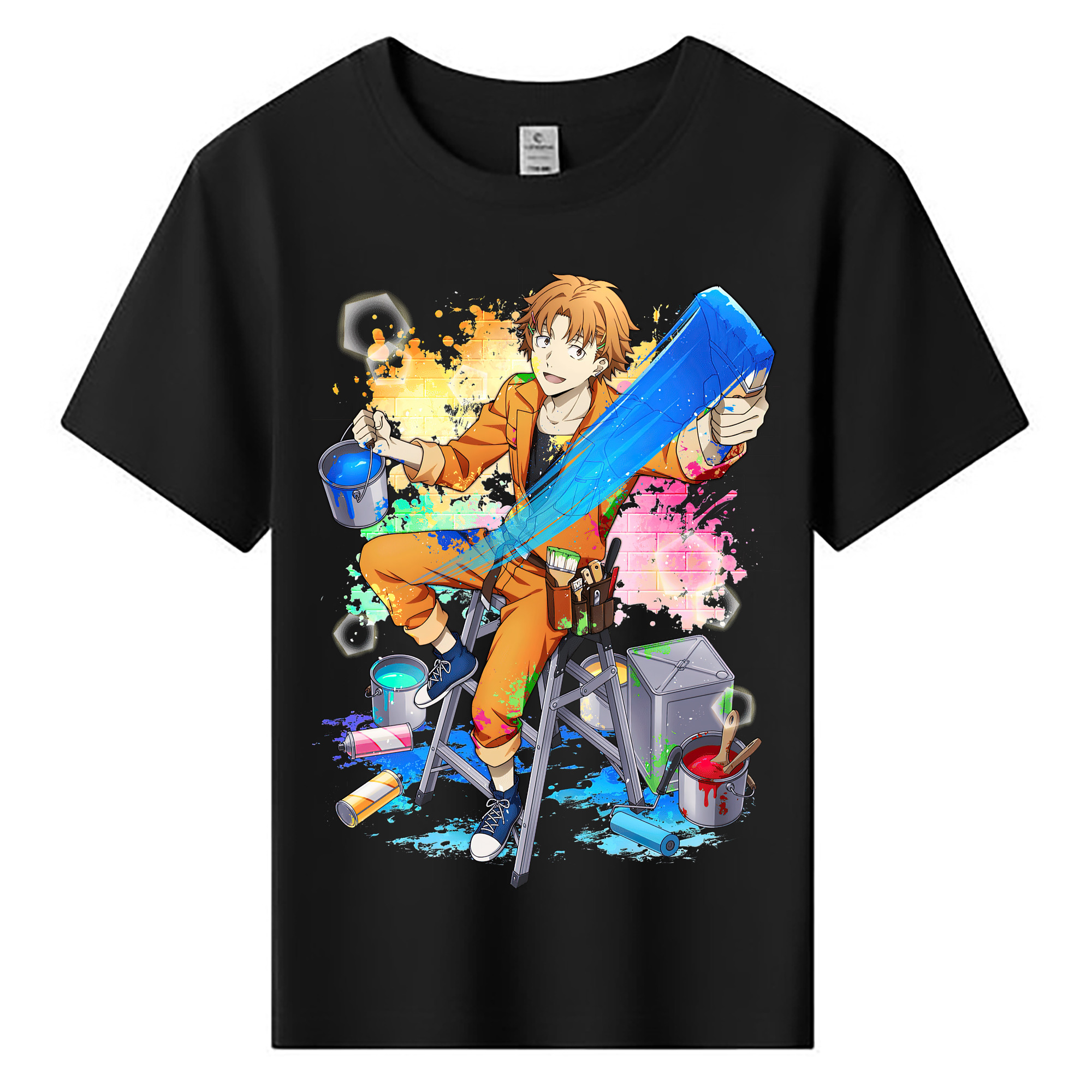 （画像用） 文豪ストレイドッグス Bungo Stray Dogs 綿100％キッズTシャツ（フロントプリント）